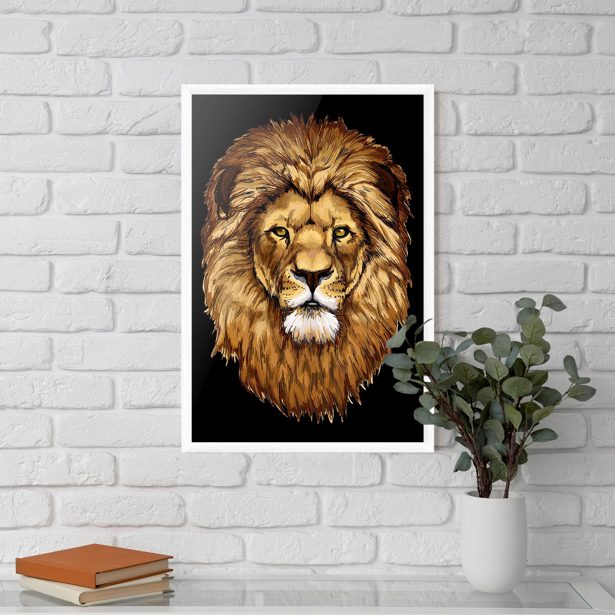 Lion Head mockup 5