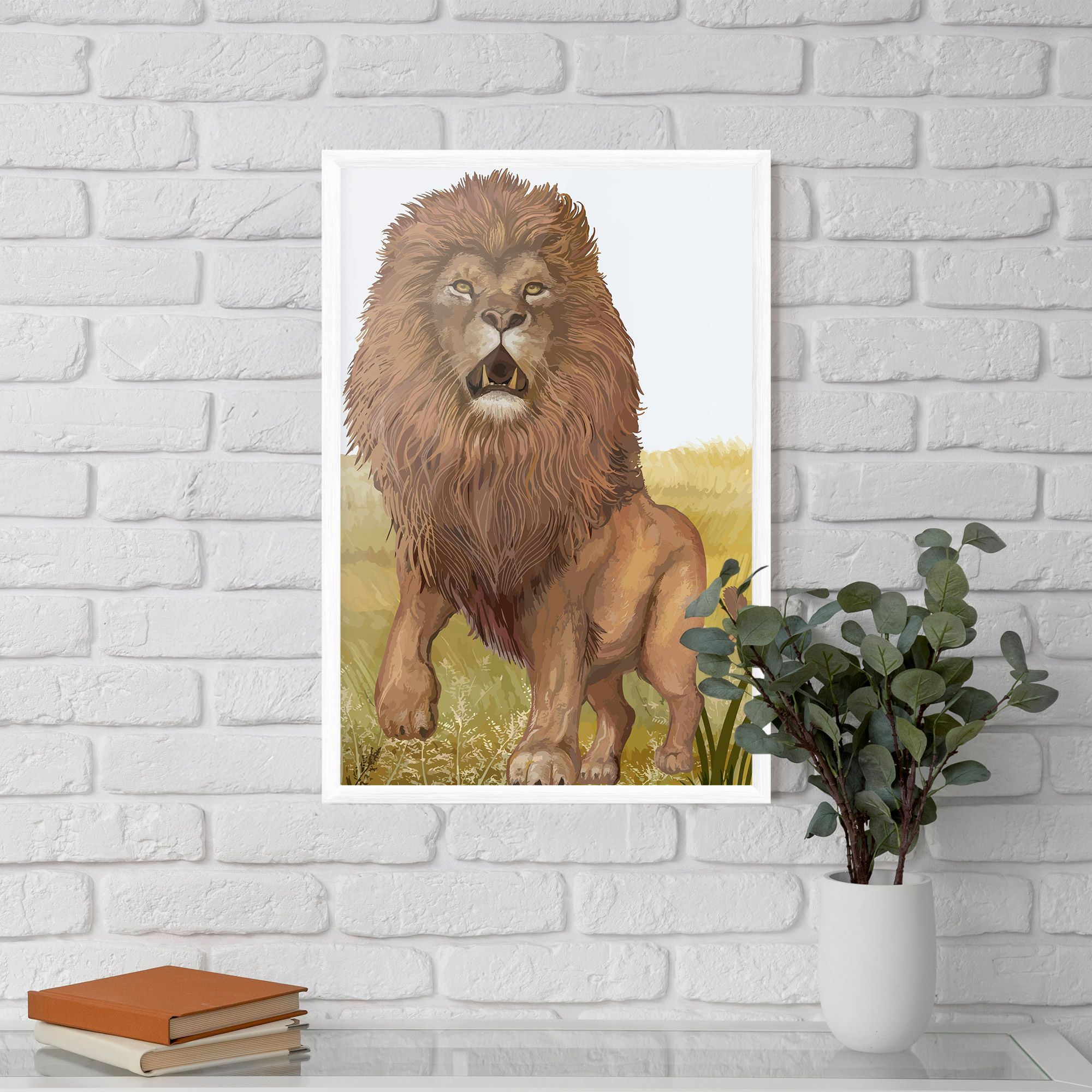 Wild Lion mockup 5
