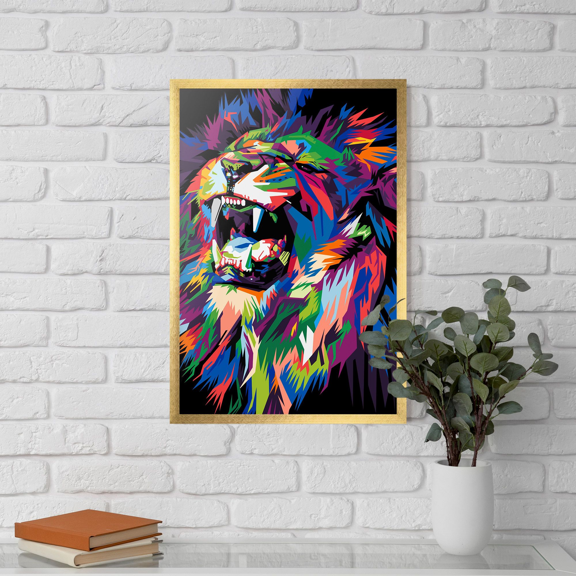 Beautiful Lion mockup 5