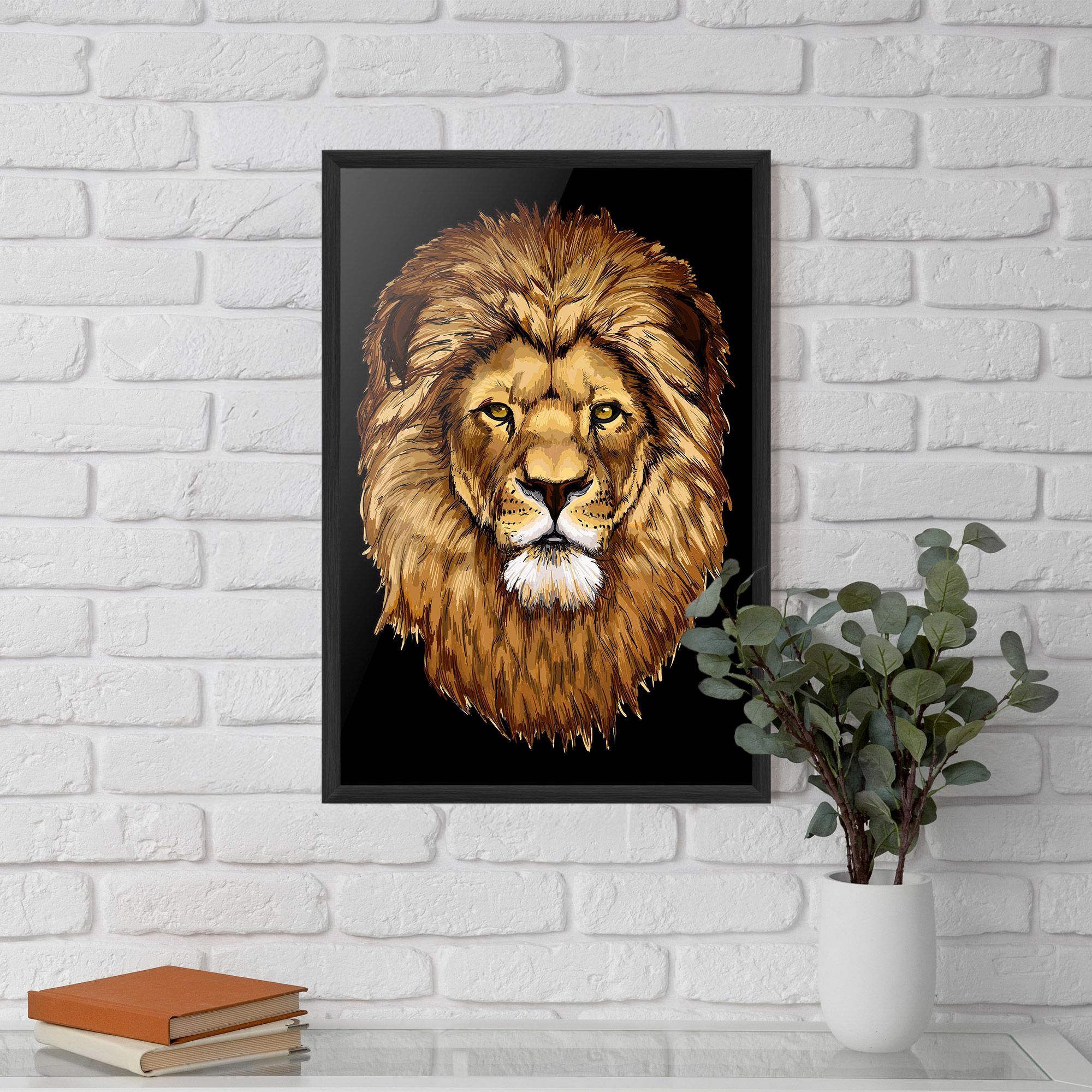 Lion Head mockup 5