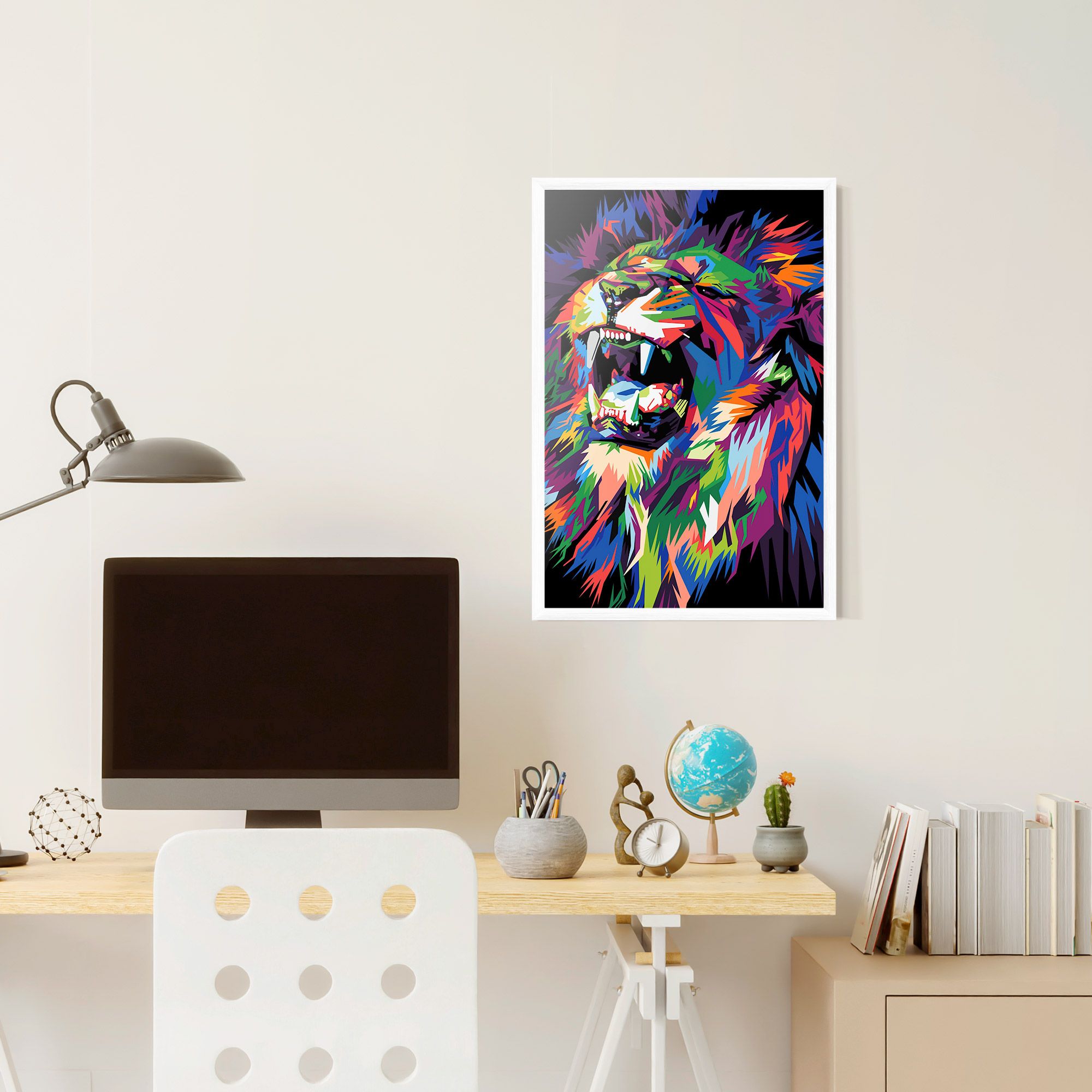 Beautiful Lion mockup 6