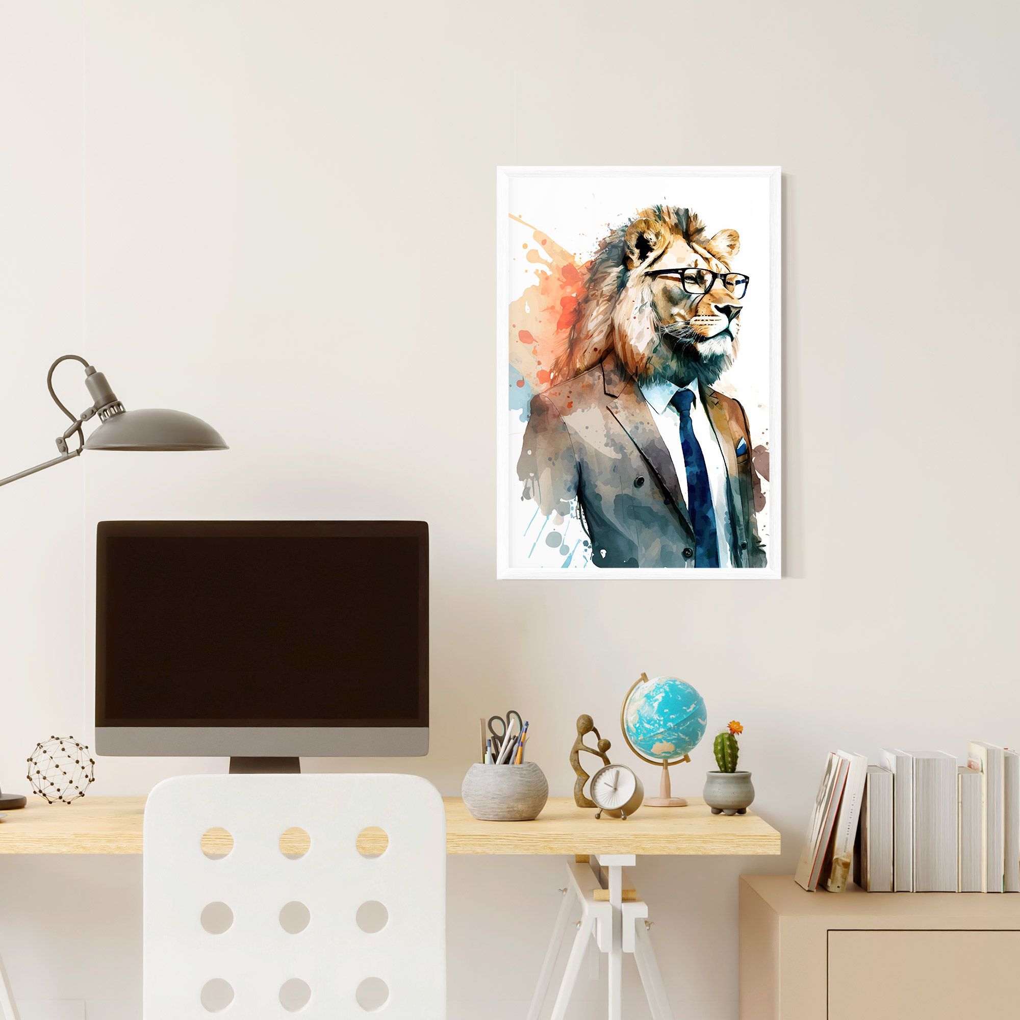 Brown Suit Lion mockup 6