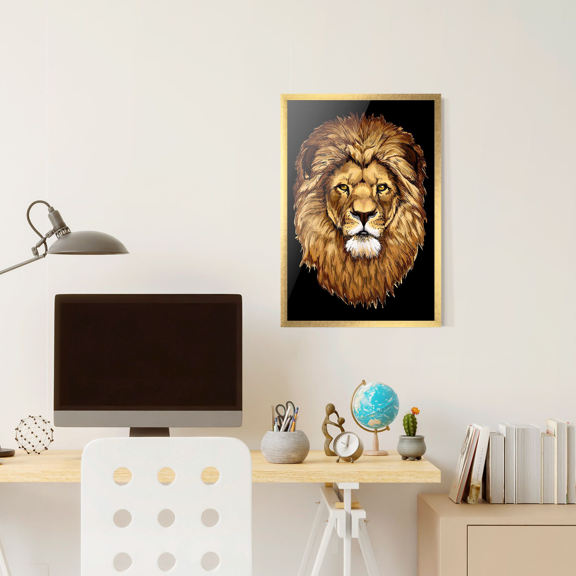 Lion Head mockup 6