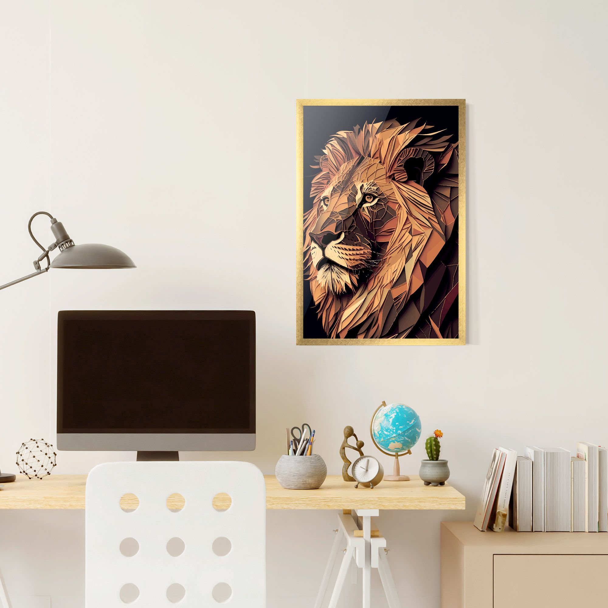 Orange Mix Lion mockup 6