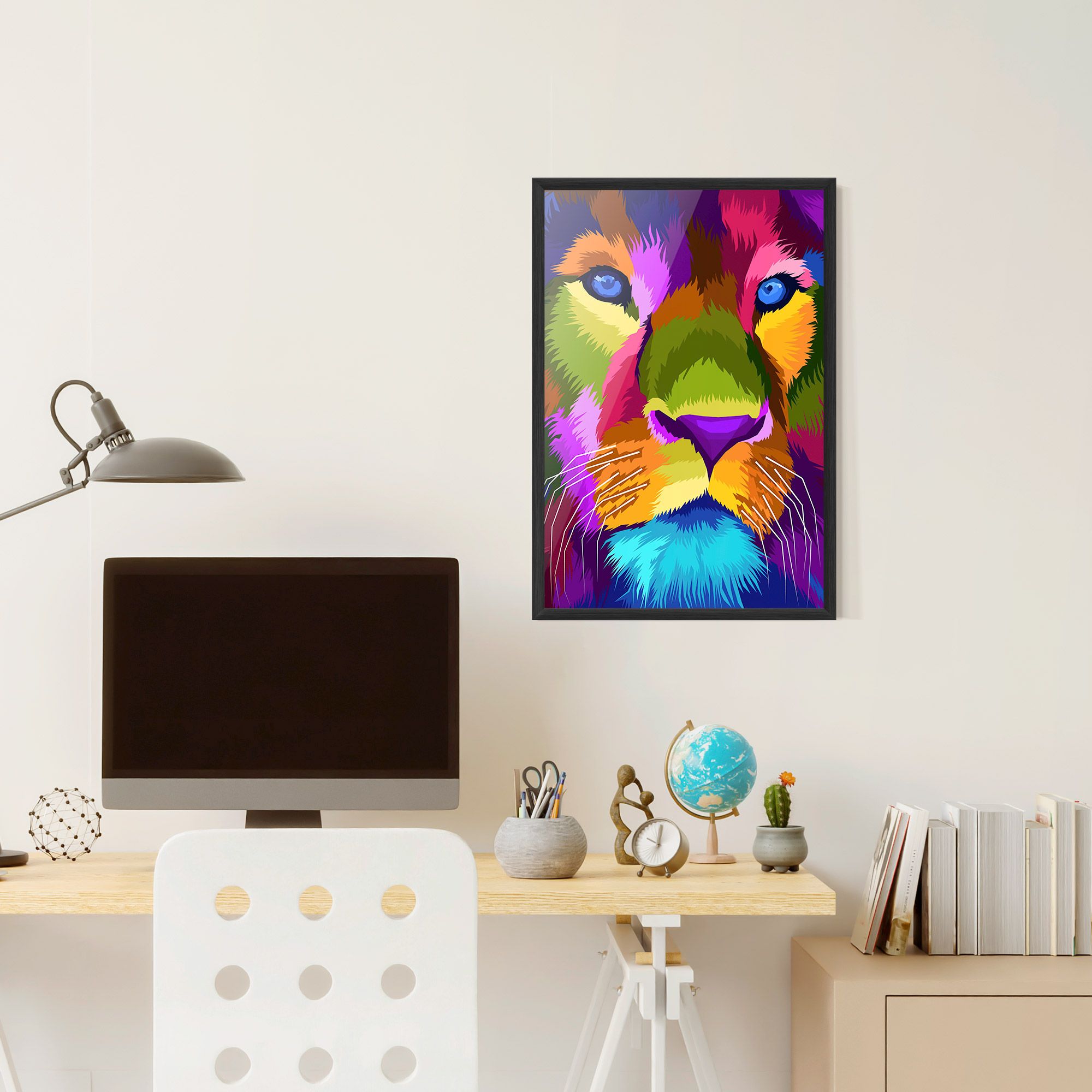 Color Lion Close Up mockup 6