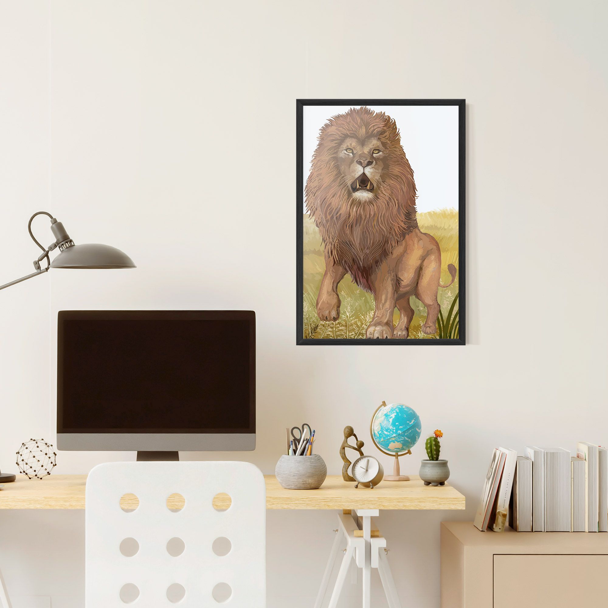 Wild Lion mockup 6