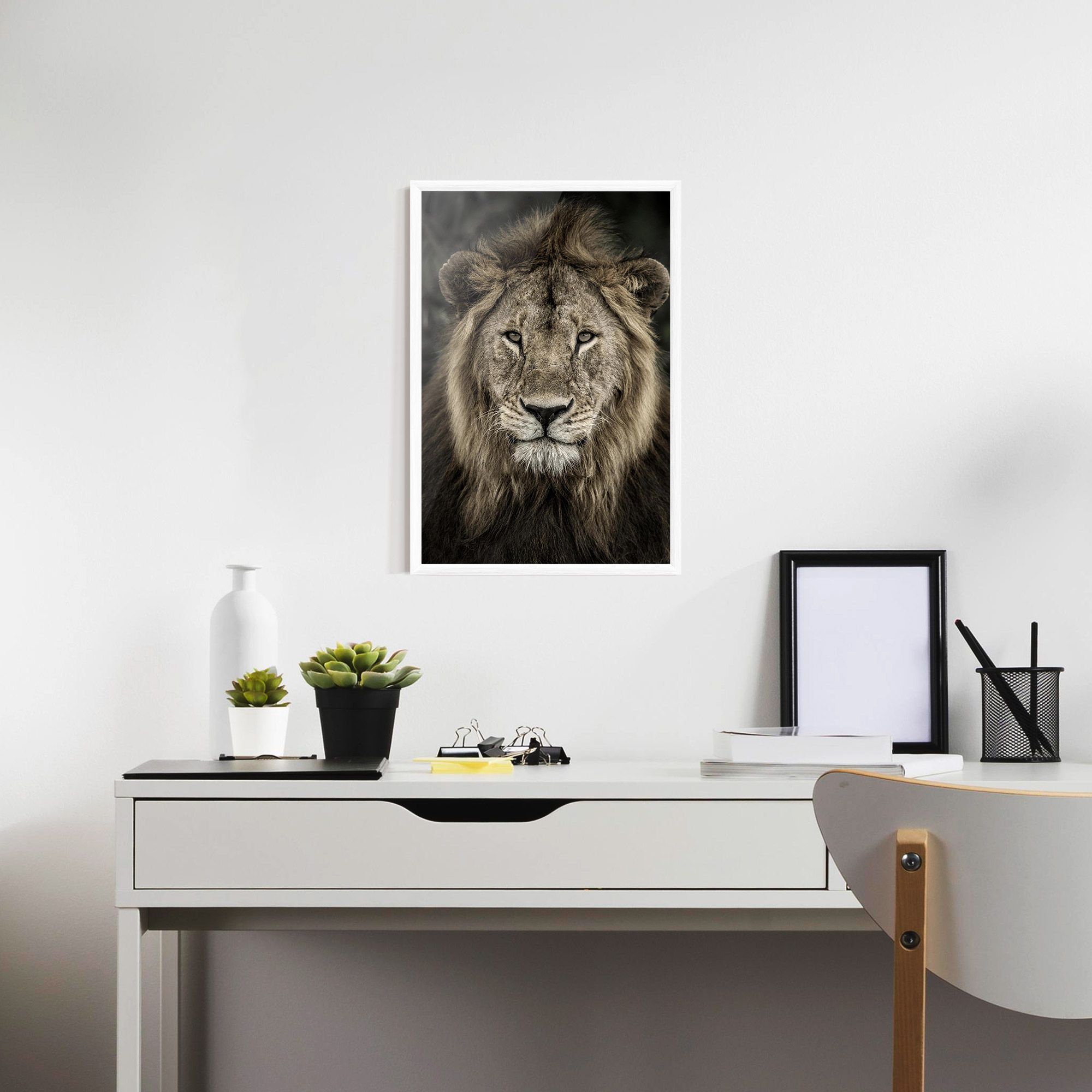 Lion Close Up mockup 7
