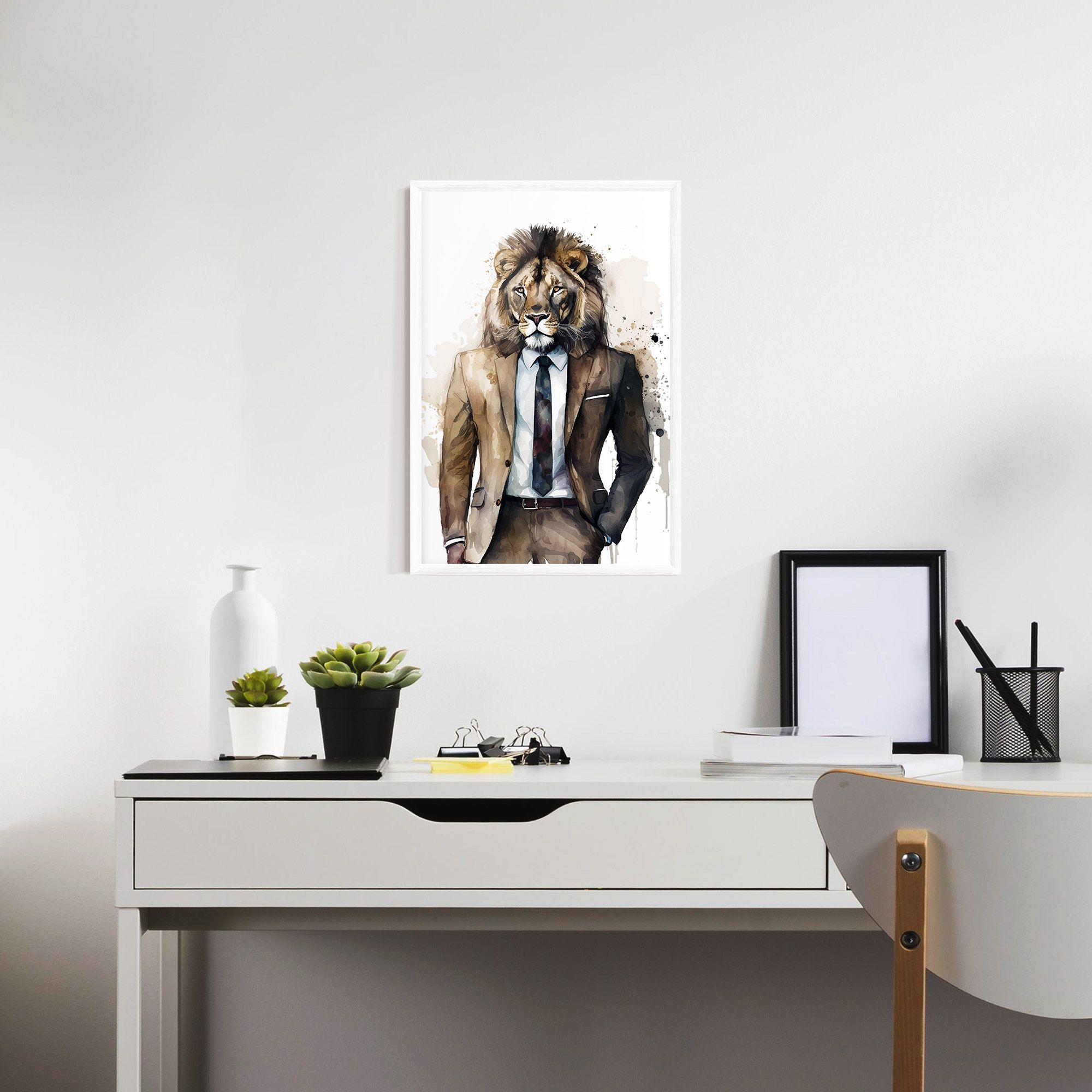 Lion In Suit mockup 7