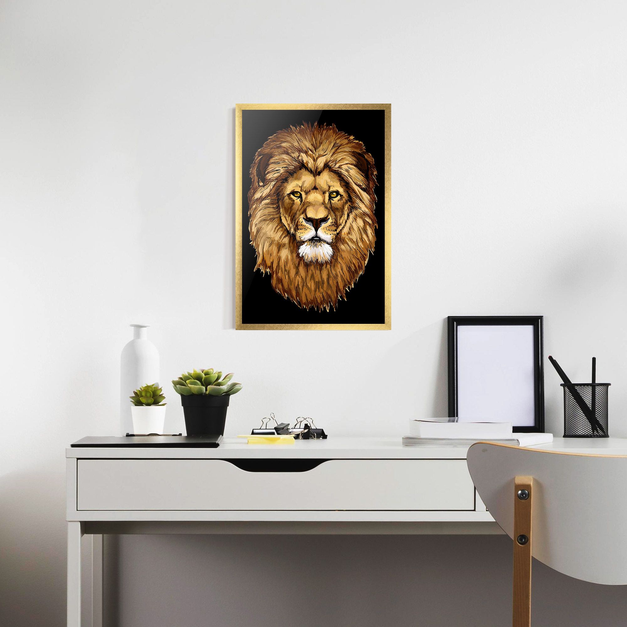 Lion Head mockup 7