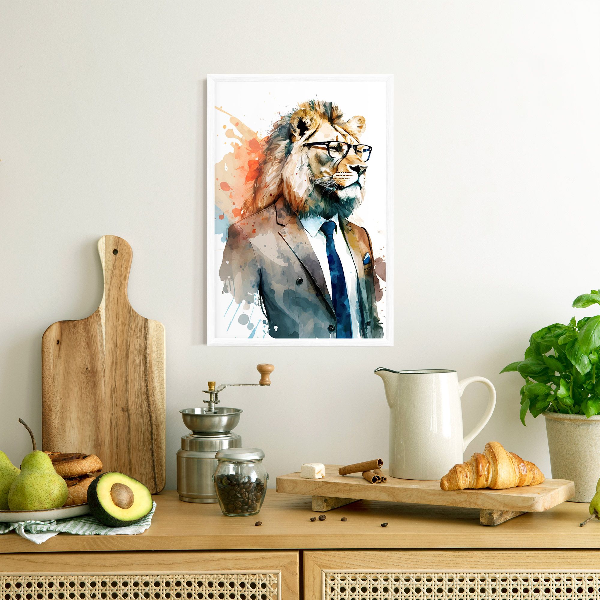 Brown Suit Lion mockup 8