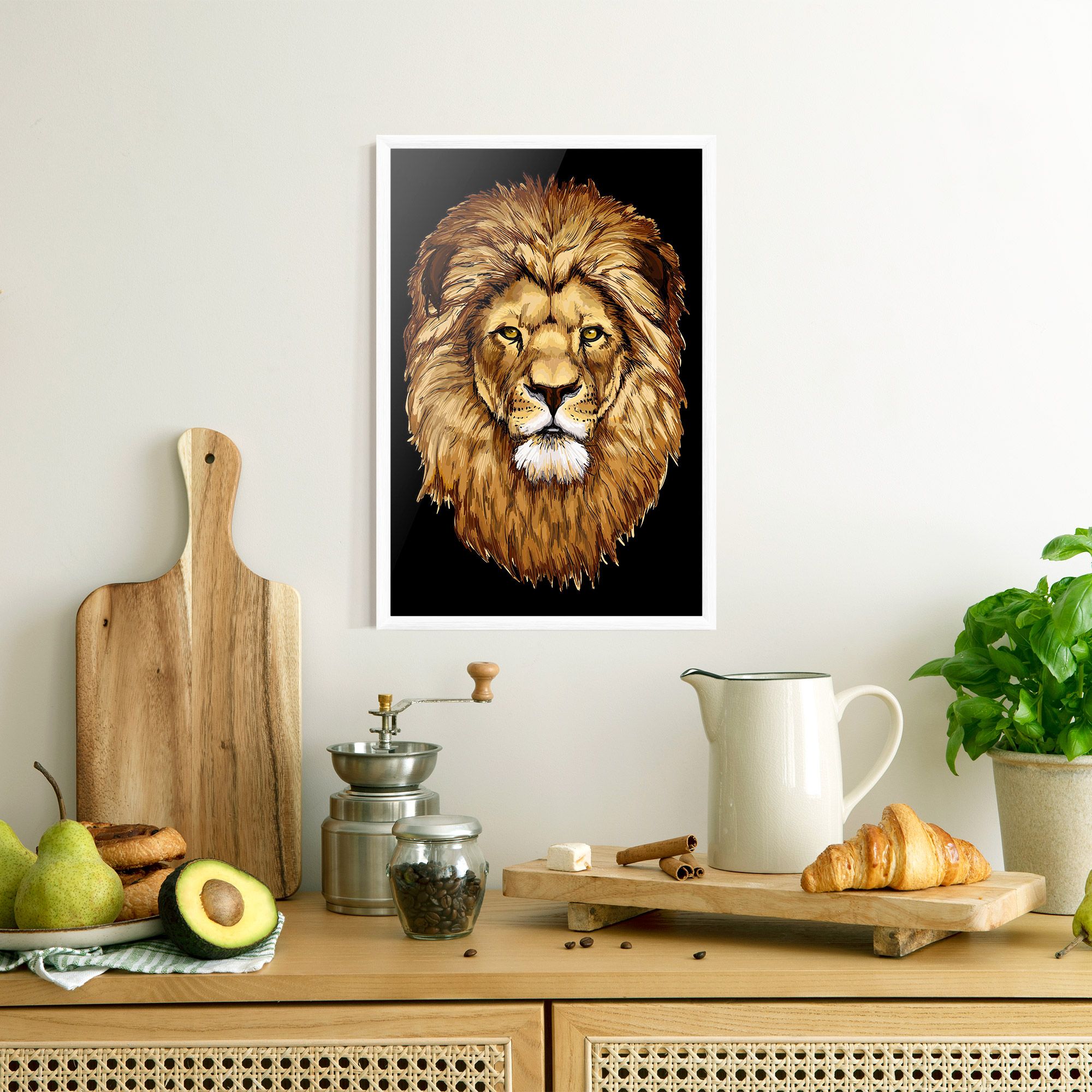 Lion Head mockup 8
