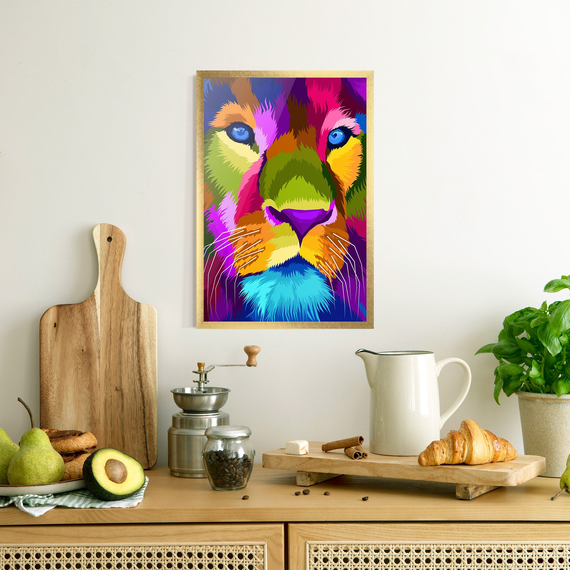 Color Lion Close Up mockup 8
