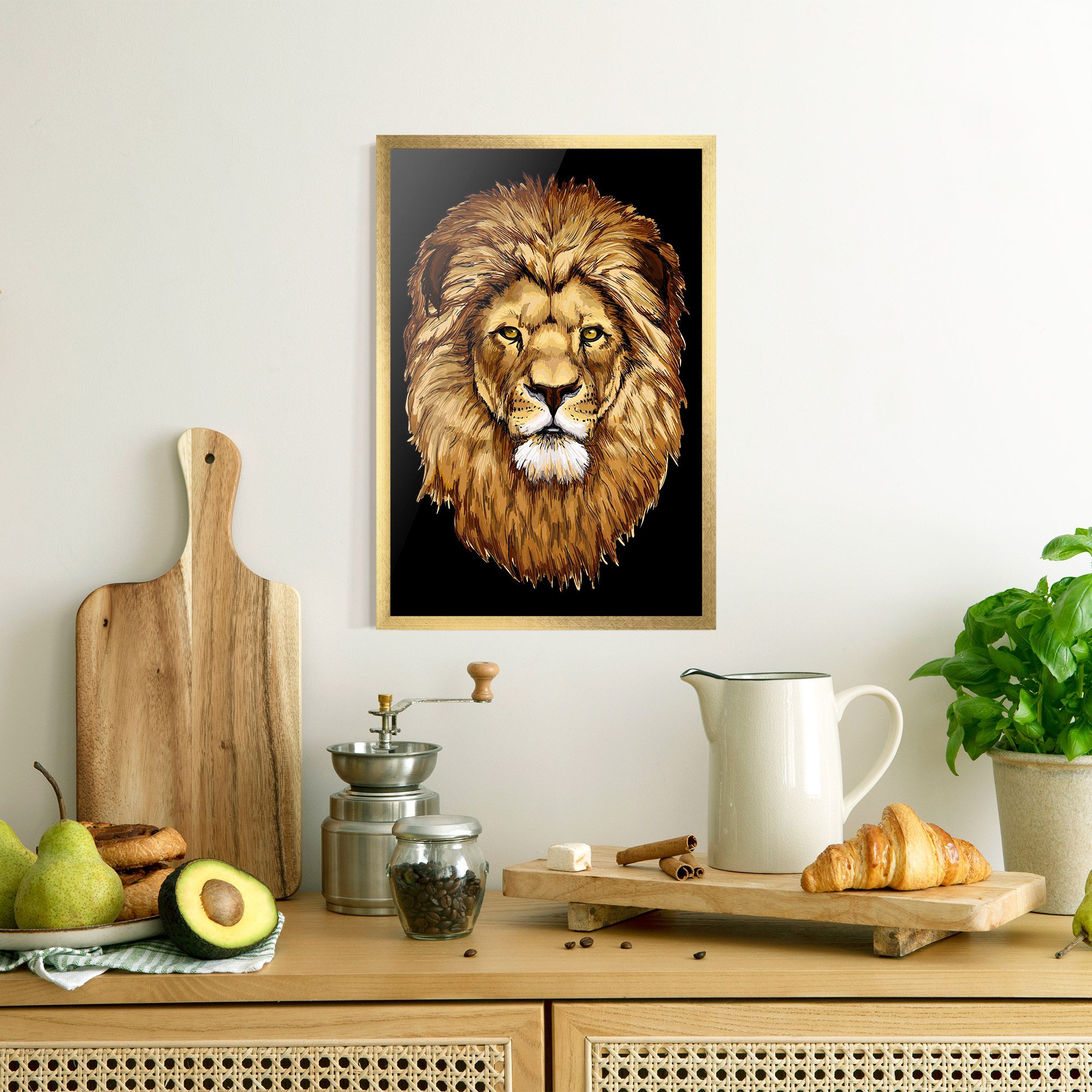 Lion Head mockup 8
