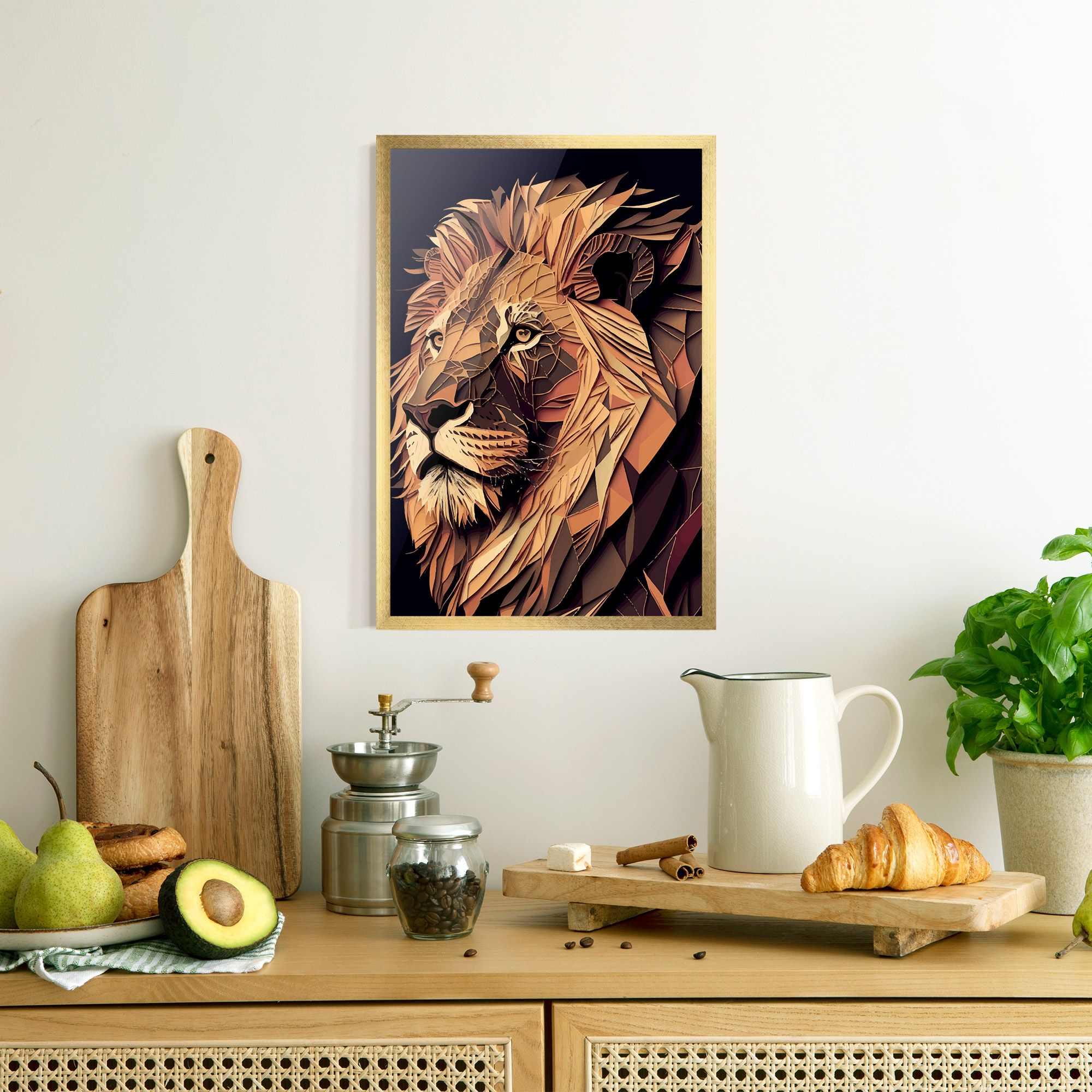 Orange Mix Lion mockup 8