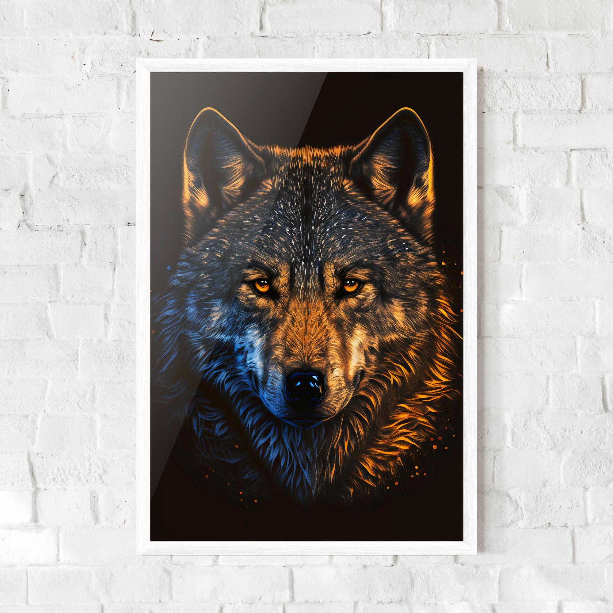 Poster Înrămat Alpha Portrait mockup 0