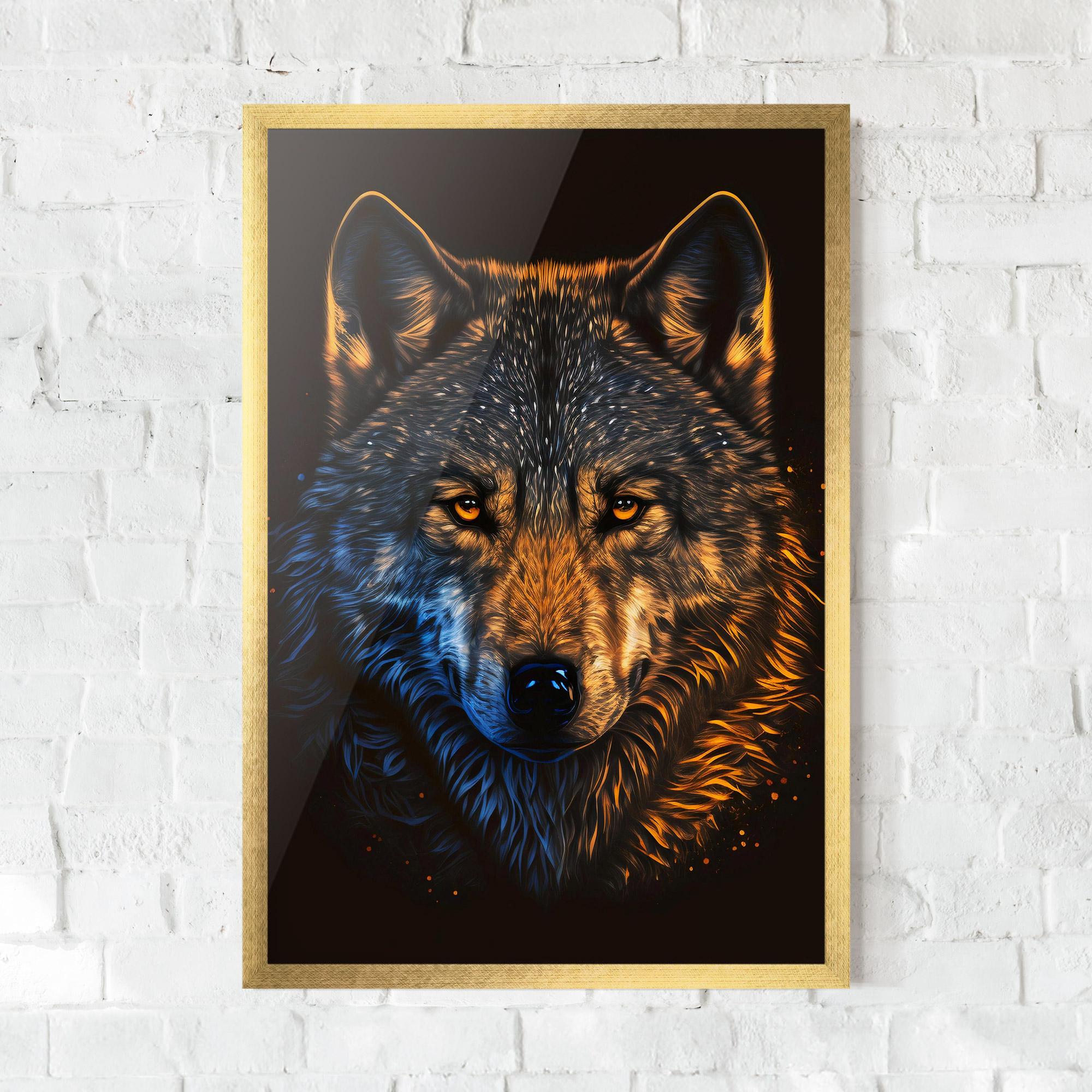 Poster Înrămat Alpha Portrait mockup 0