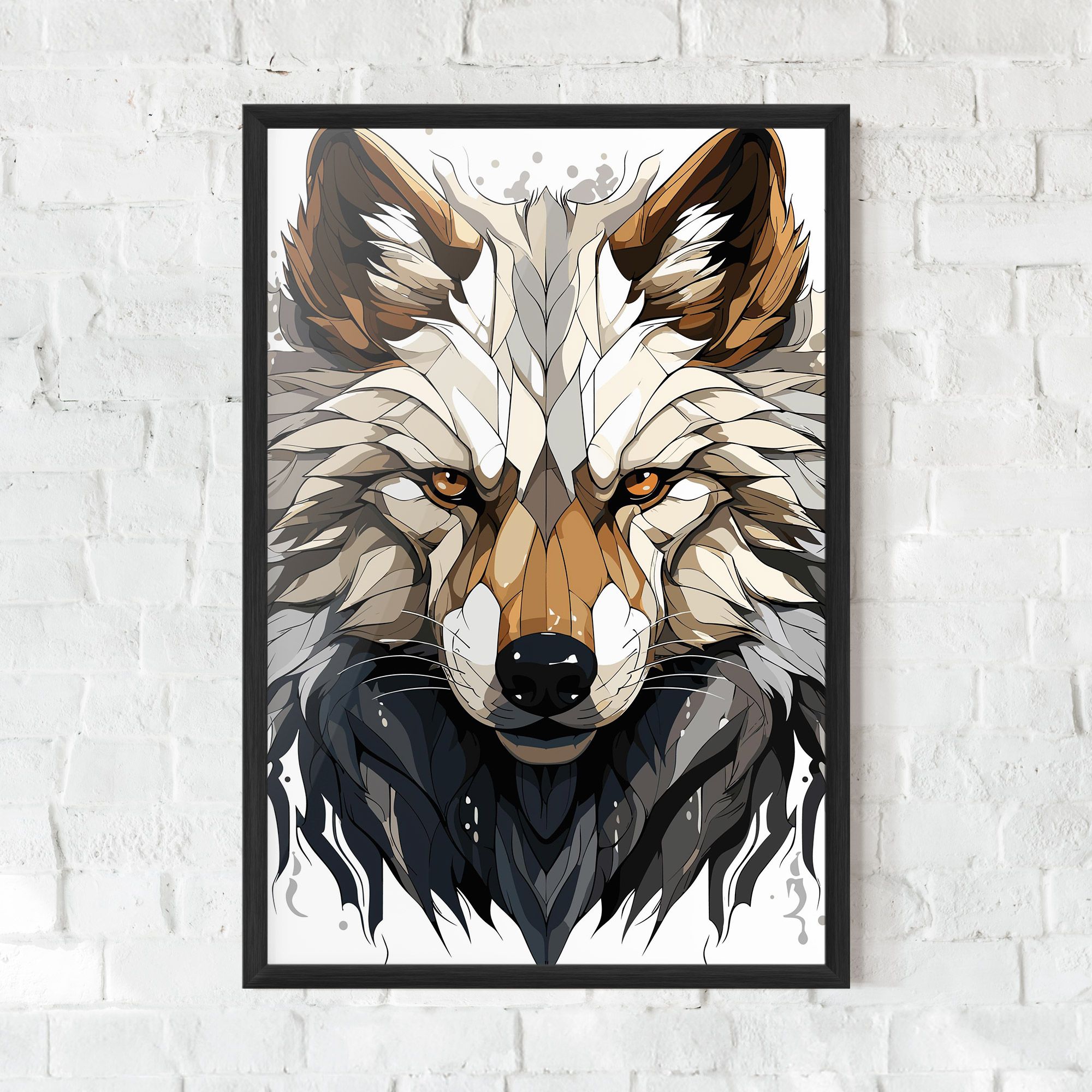 Brown Wolf mockup 0