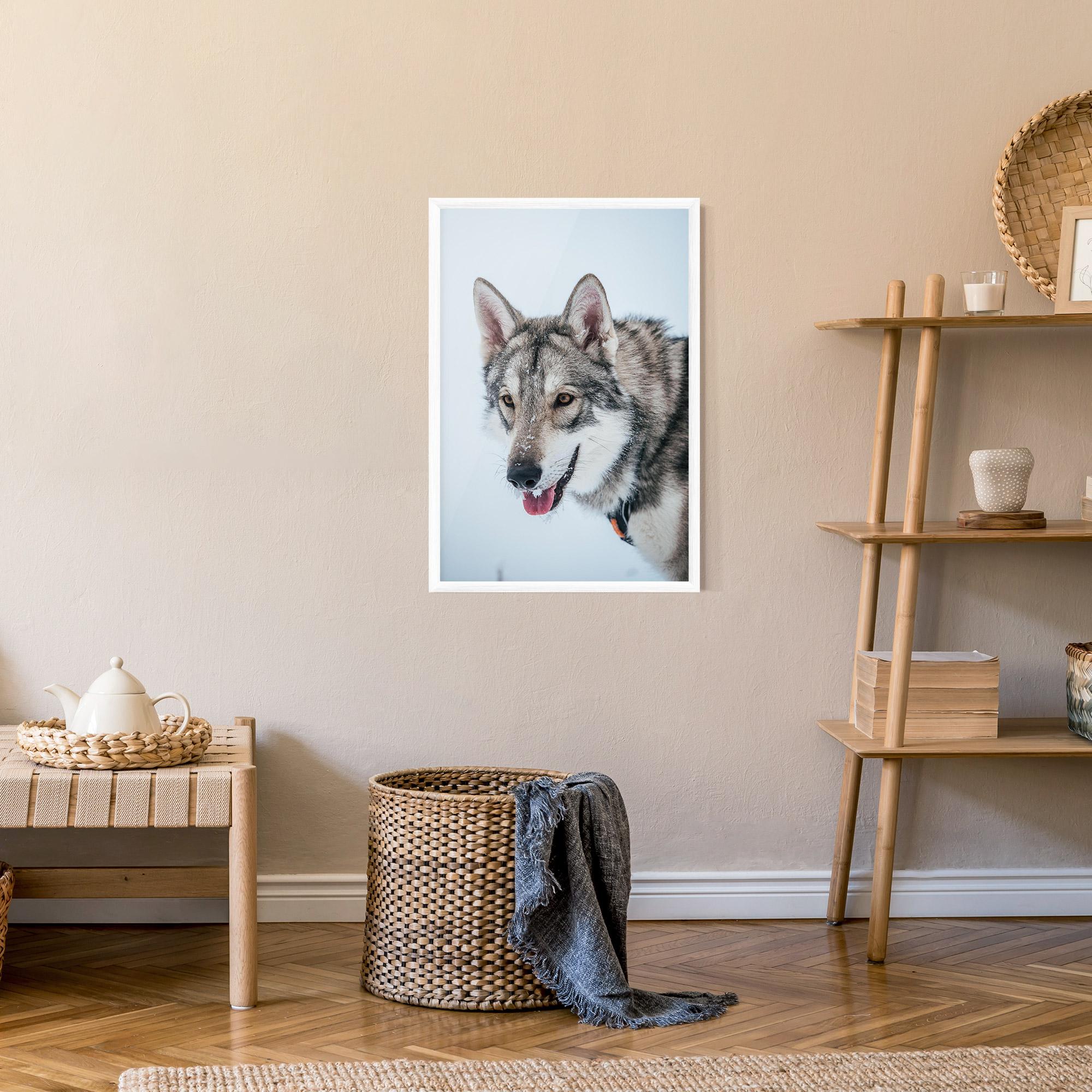 Poster Înrămat Wolf Head mockup 9