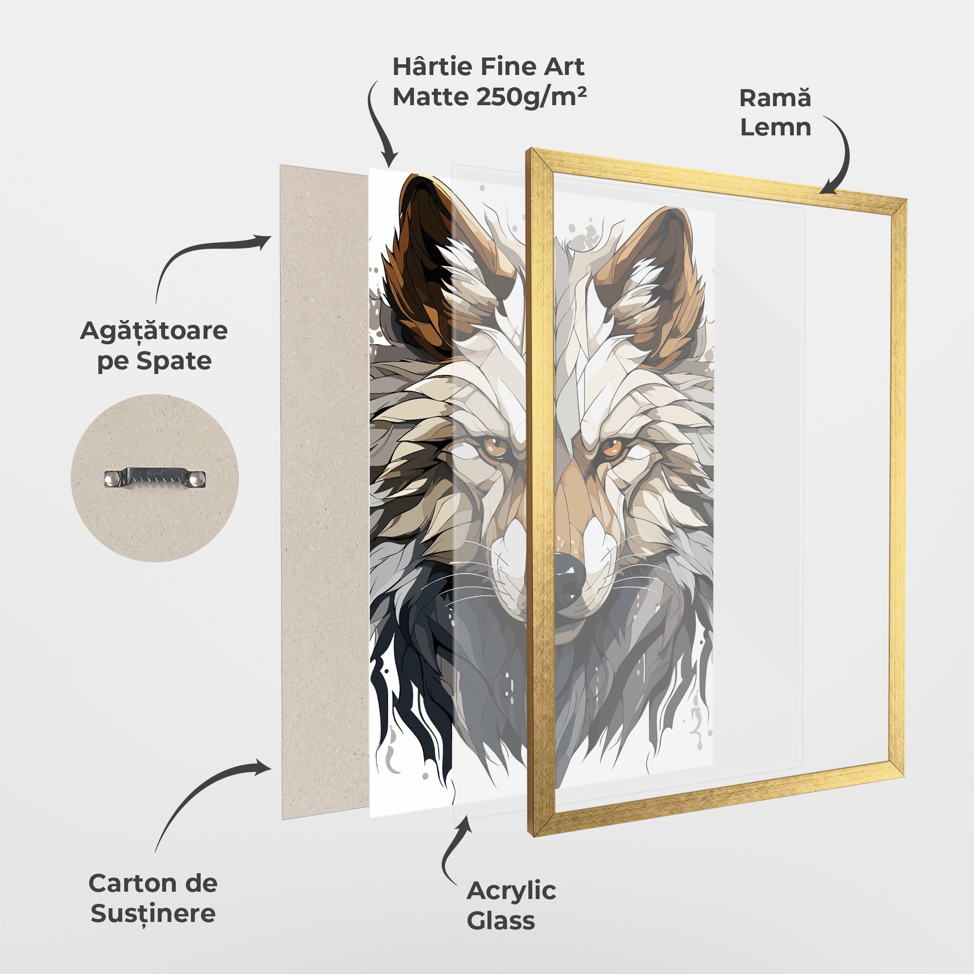 Brown Wolf mockup 1