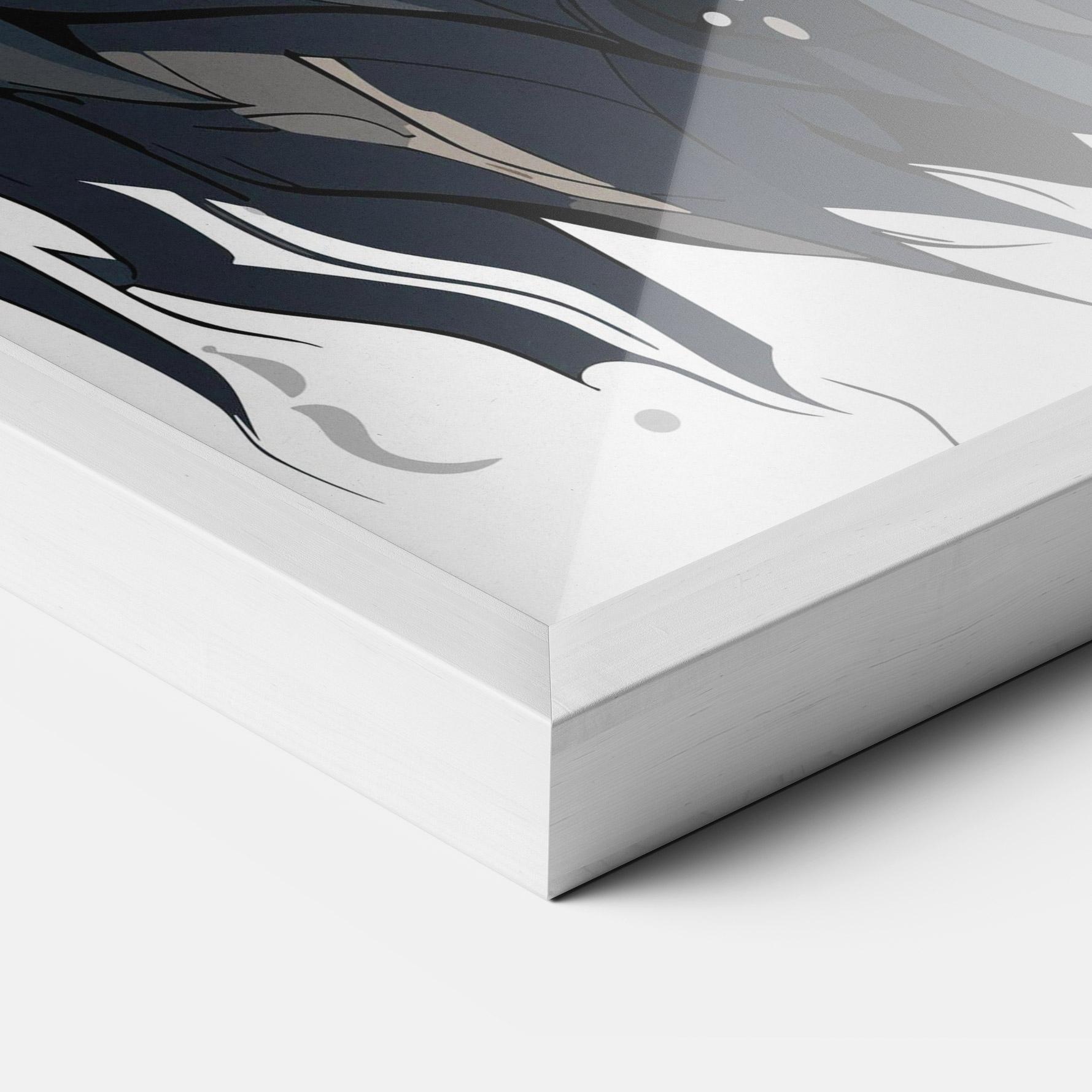 Poster Înrămat Brown Wolf mockup 3