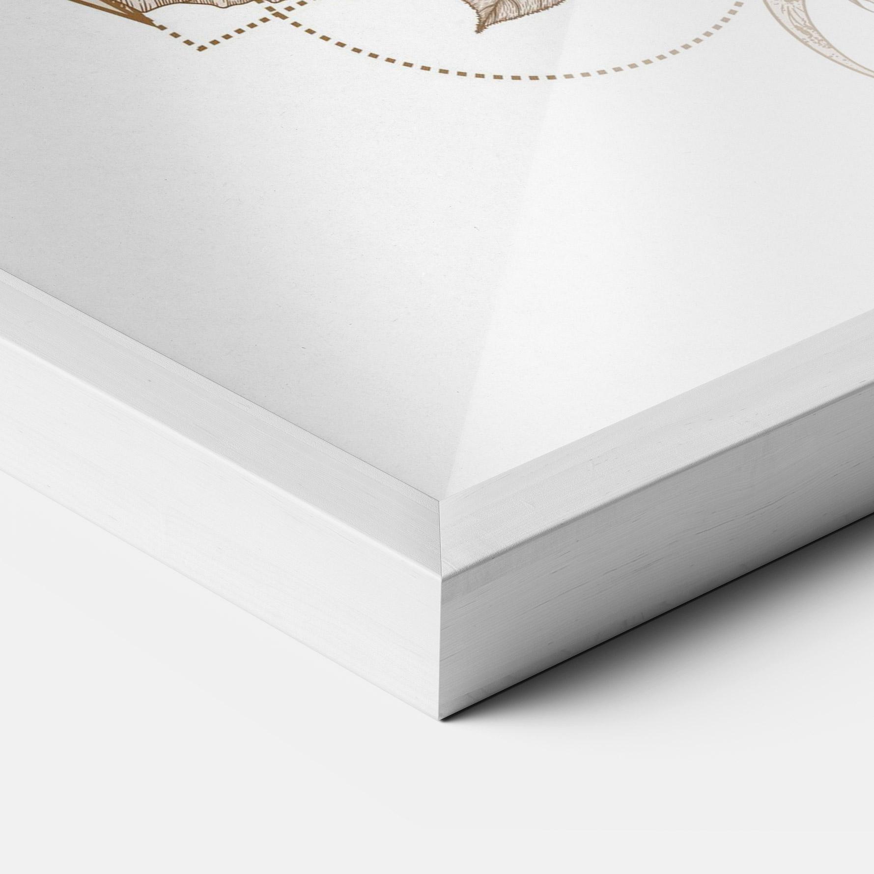 Poster Înrămat Magical Wolf mockup 3