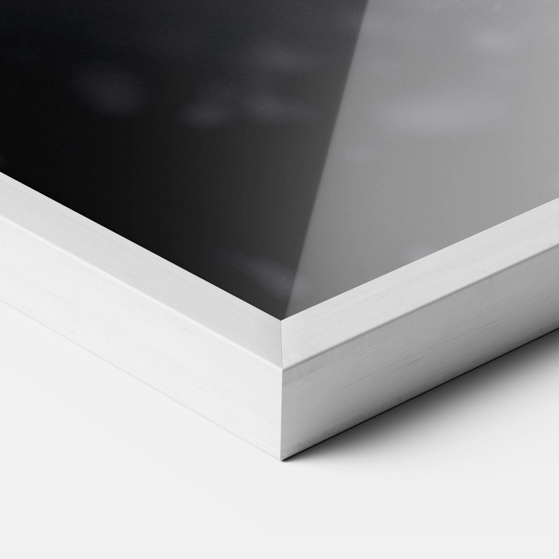 Poster Înrămat Sitting Wolf mockup 3