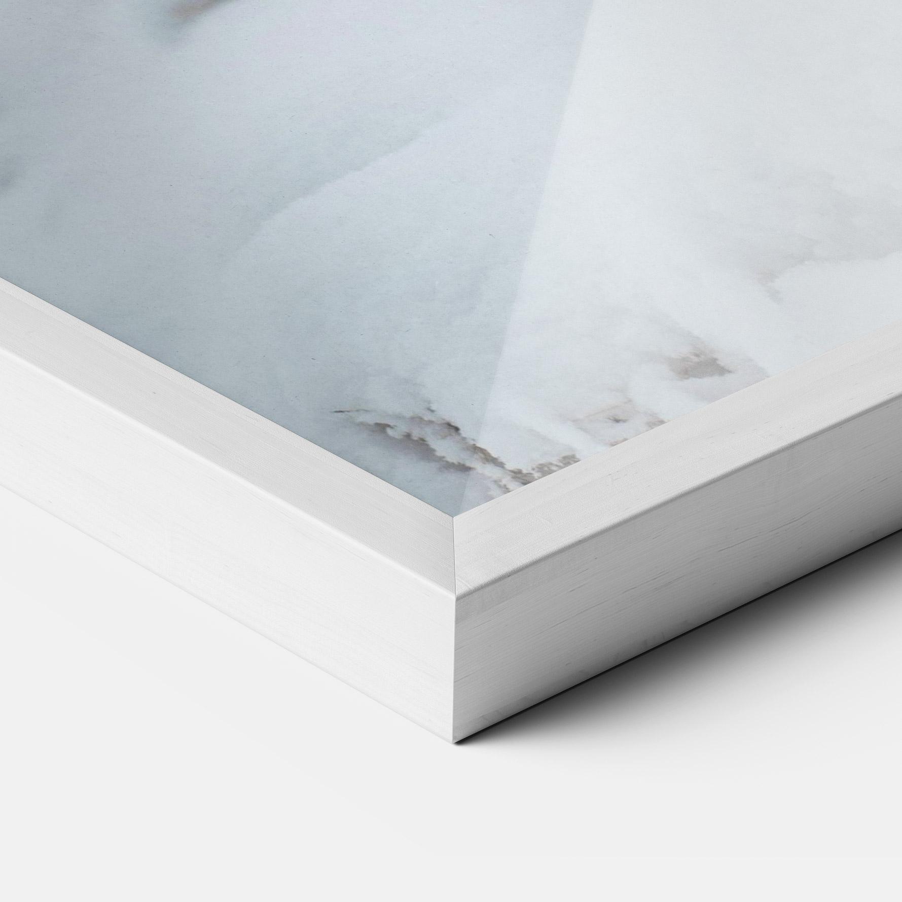 Poster Înrămat Snow Wolf mockup 3
