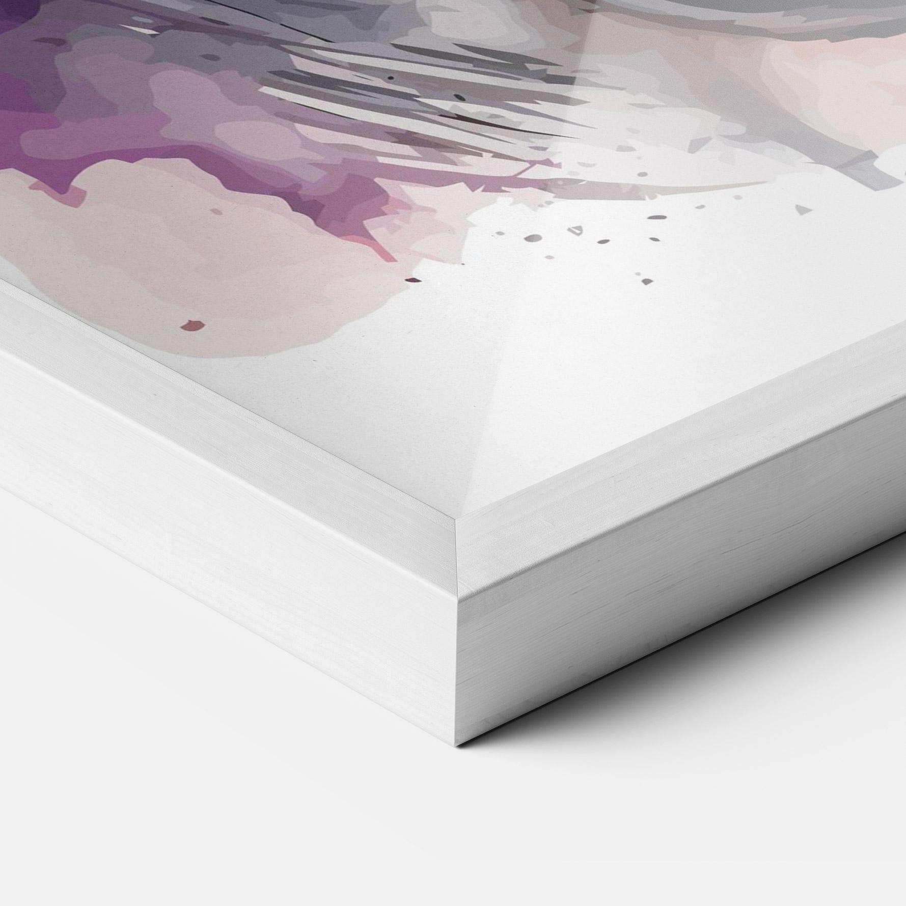 Poster Înrămat Watercolor Angry Wolf mockup 3