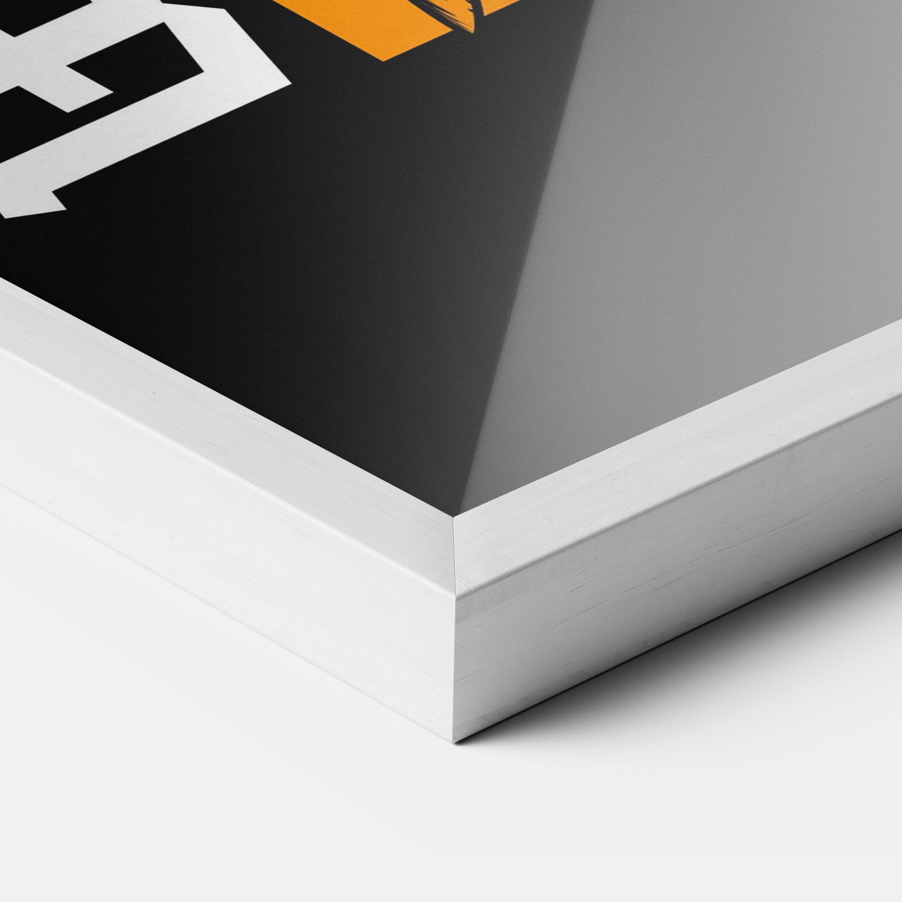 Poster Înrămat Wolf Skull mockup 3