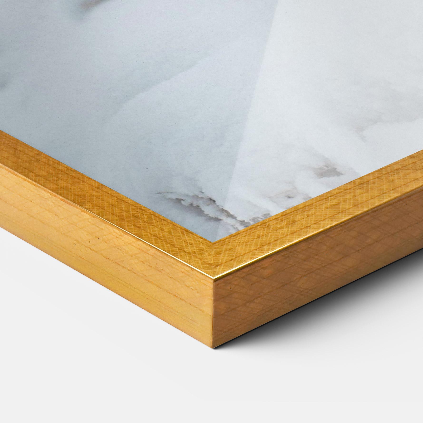 Poster Înrămat Snow Wolf mockup 3