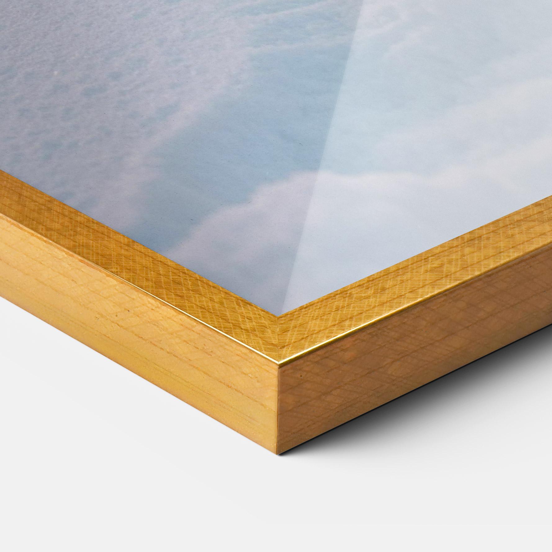 Poster Înrămat White Snow Wolf mockup 3