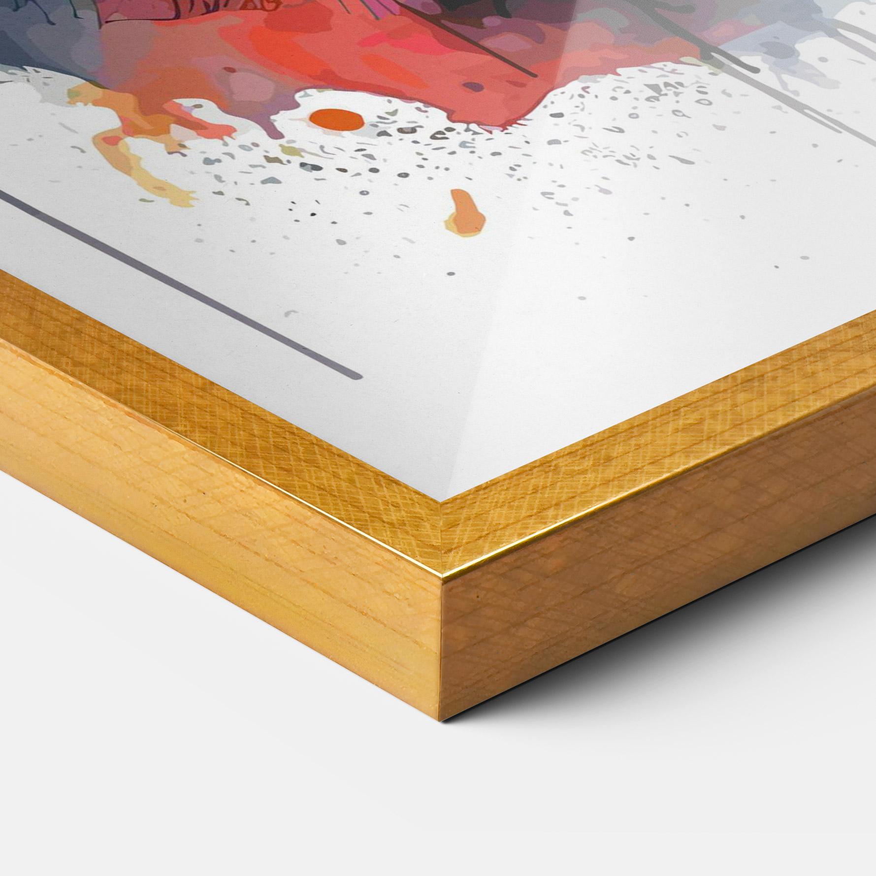 Poster Înrămat Wolf Art mockup 3