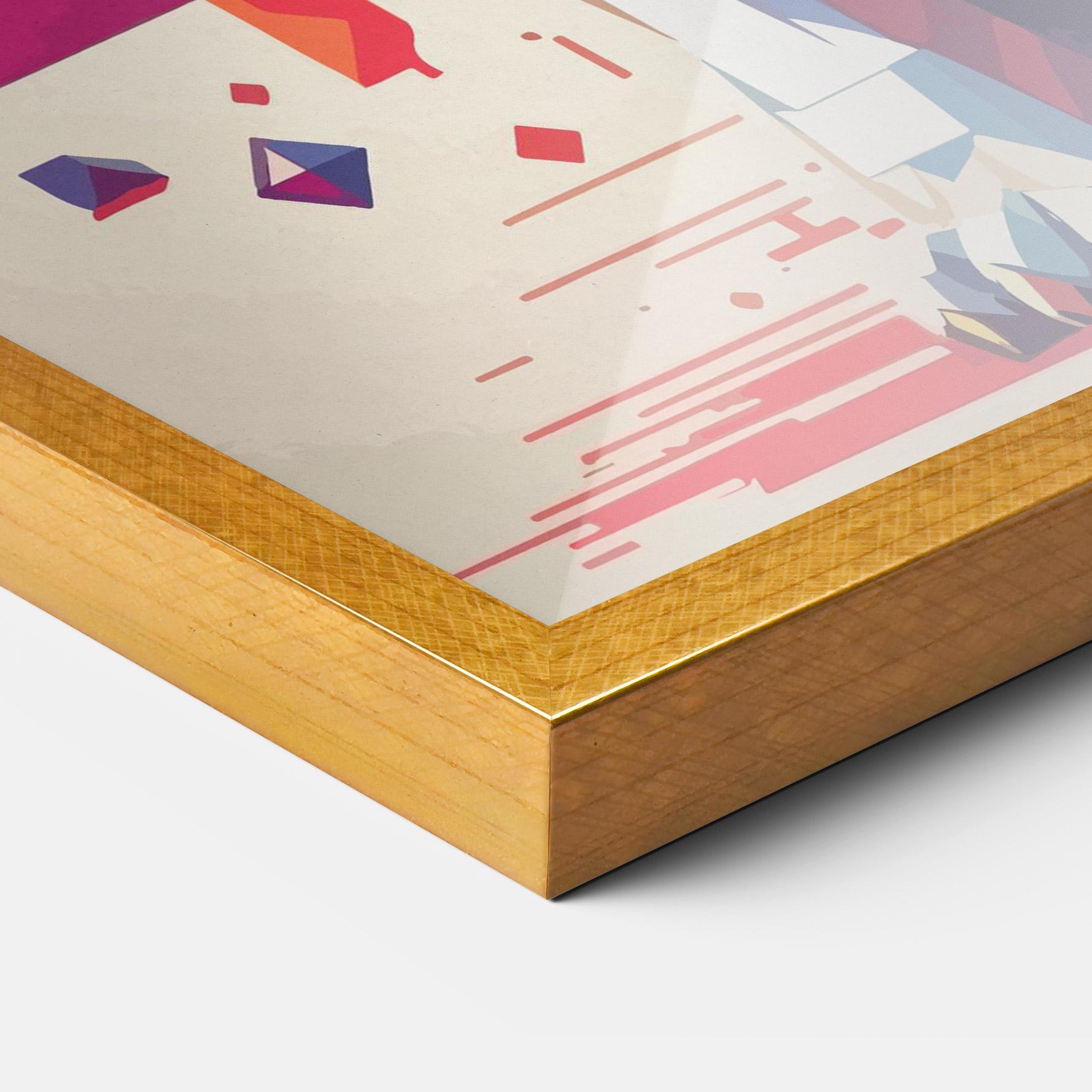 Poster Înrămat Wolf Character mockup 3