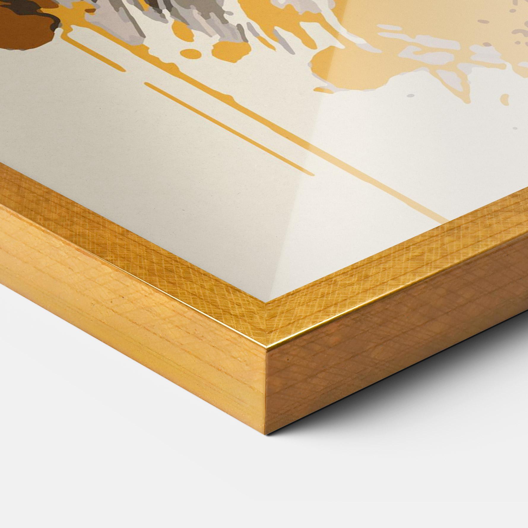 Poster Înrămat Wolf Head Art mockup 3