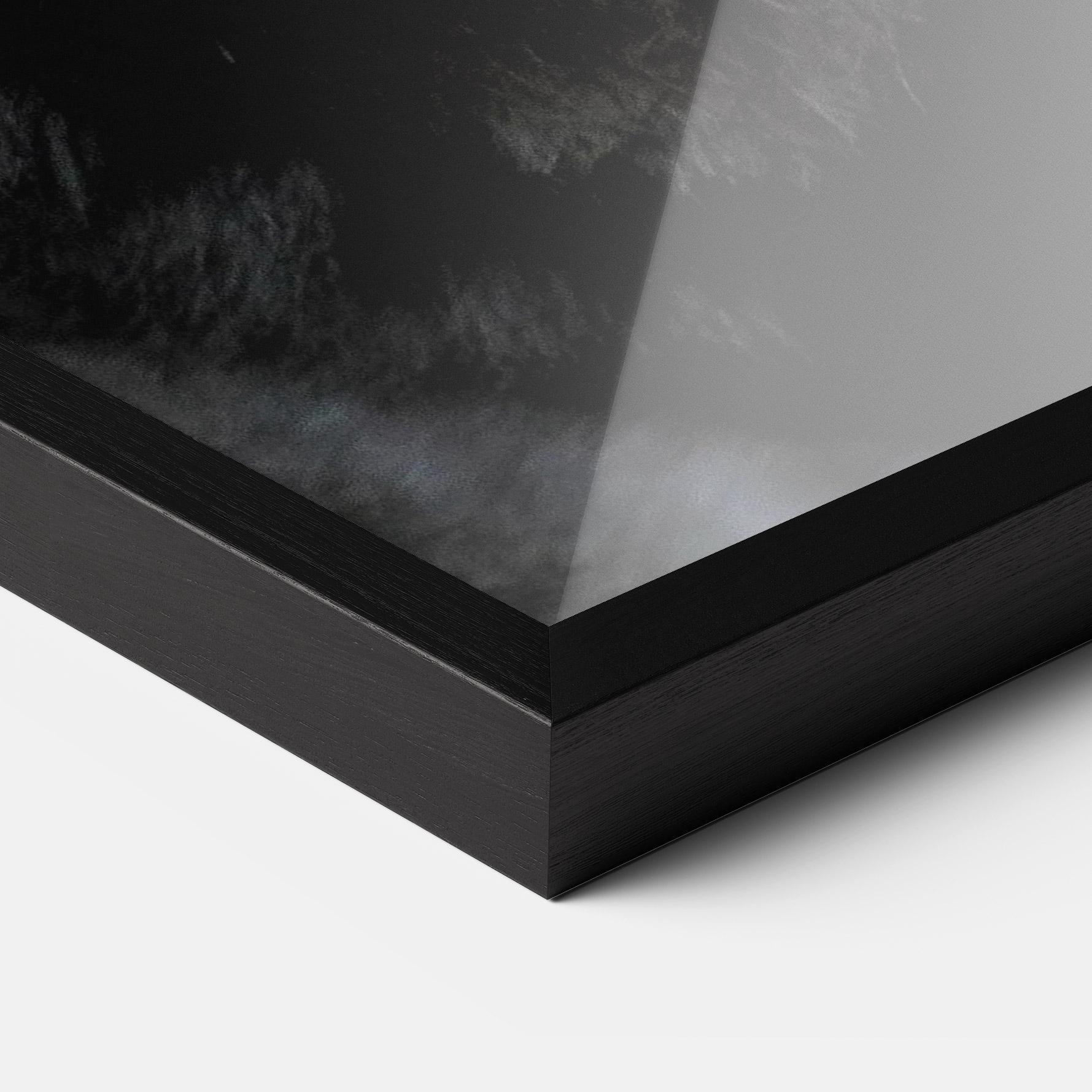 Poster Înrămat Angry Wolf mockup 3