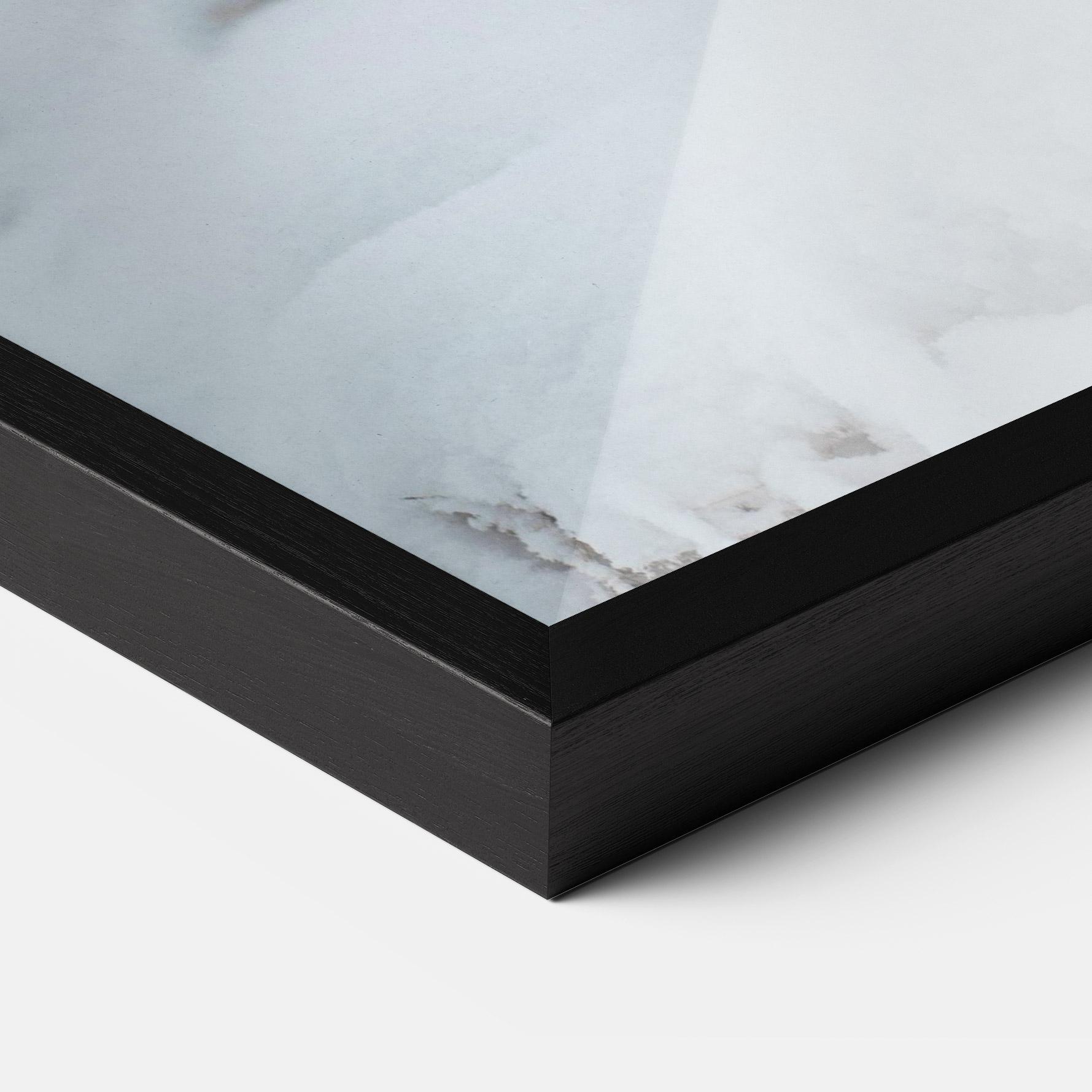 Poster Înrămat Snow Wolf mockup 3