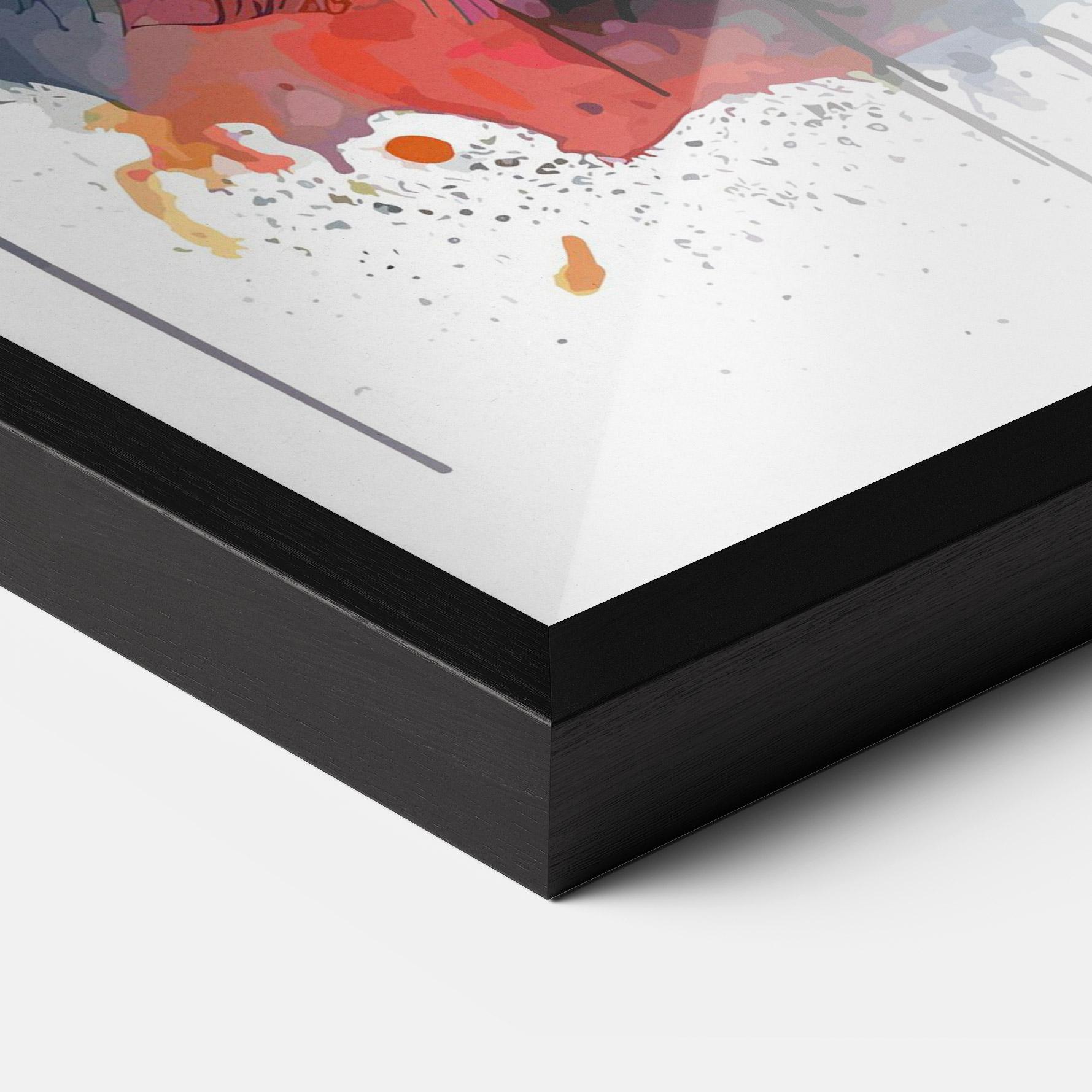 Poster Înrămat Wolf Art mockup 3