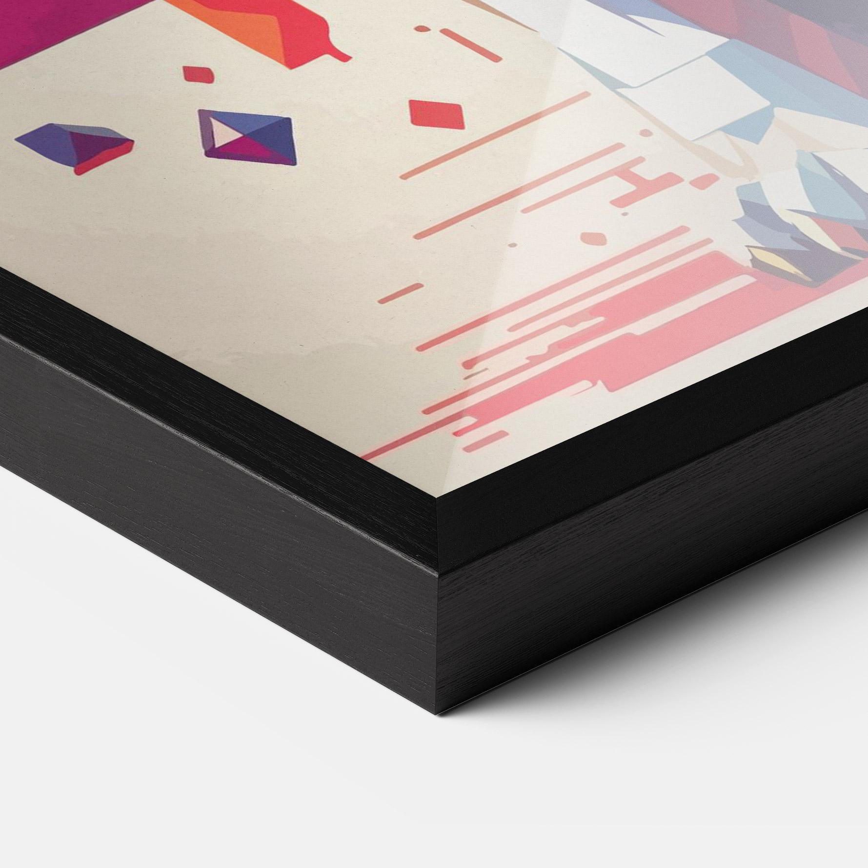 Poster Înrămat Wolf Character mockup 3