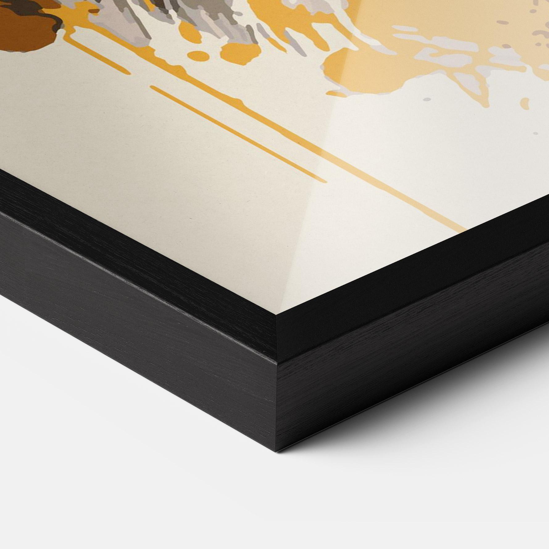 Poster Înrămat Wolf Head Art mockup 3