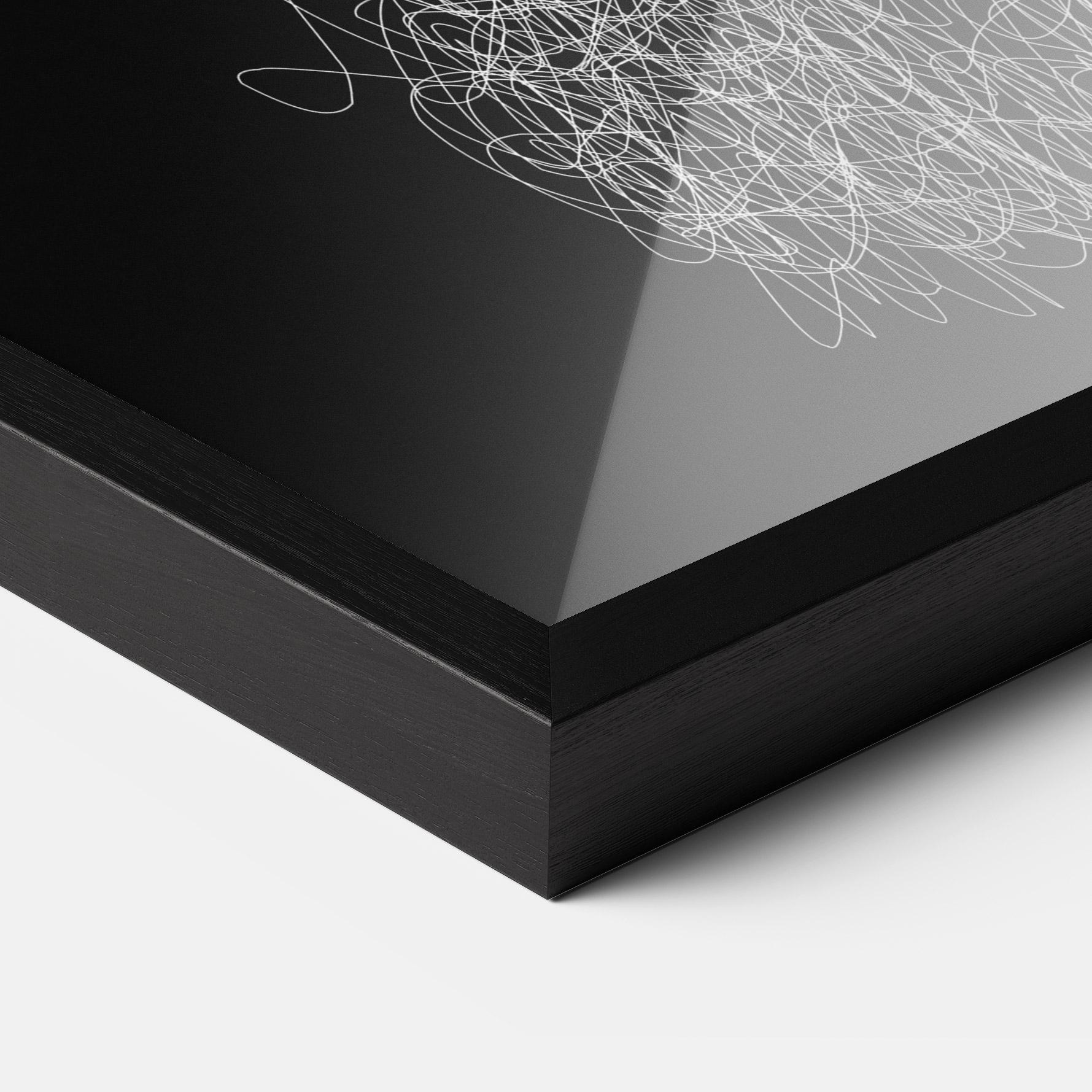 Poster Înrămat Wolf Line mockup 3