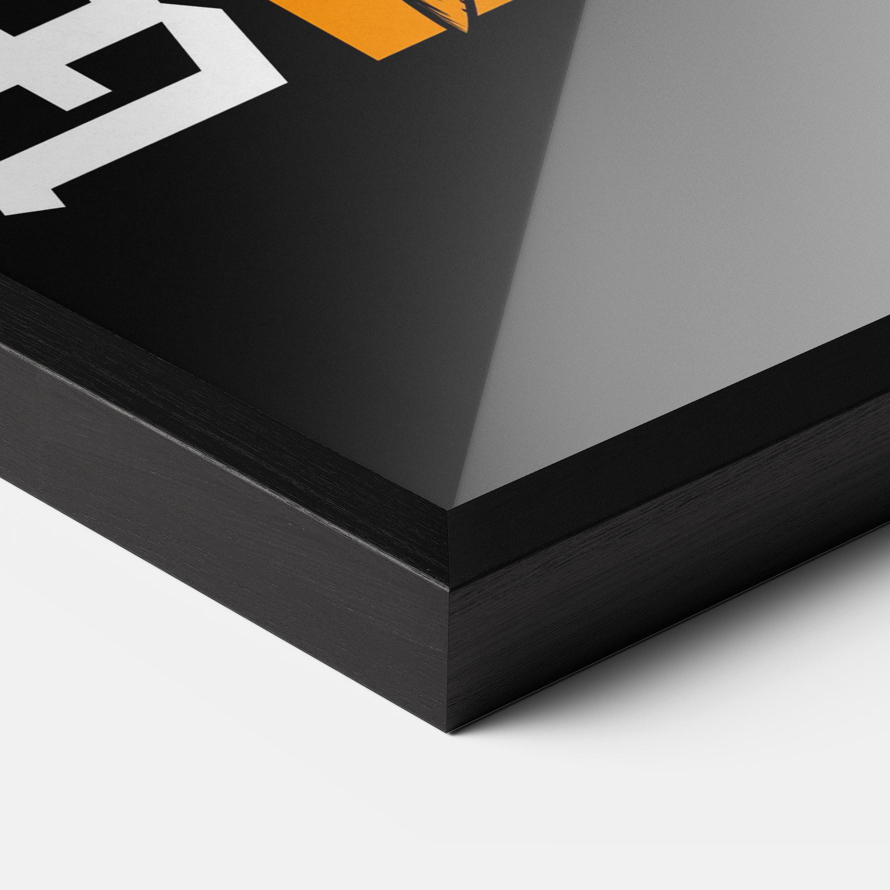 Poster Înrămat Wolf Skull mockup 3