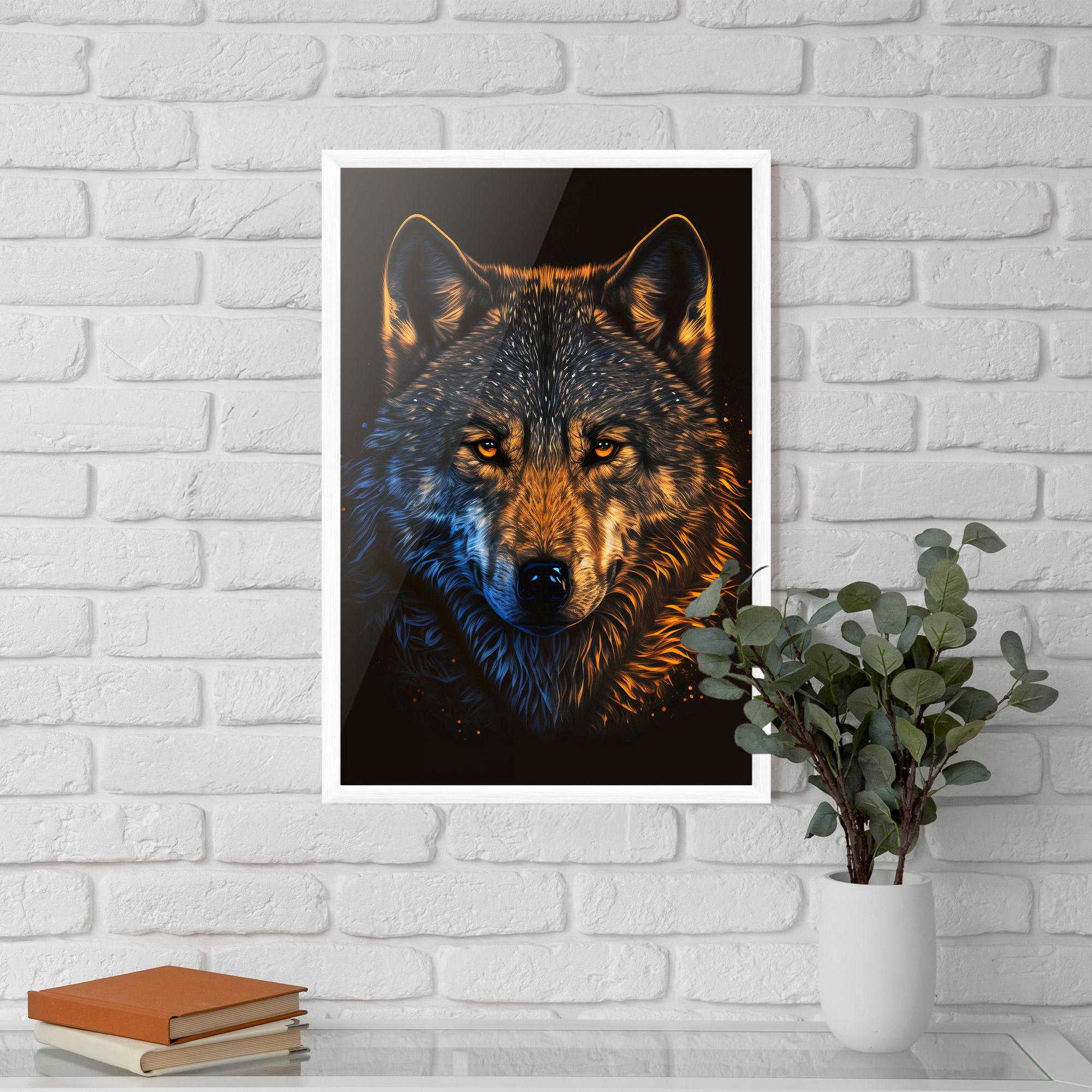 Poster Înrămat Alpha Portrait mockup 5