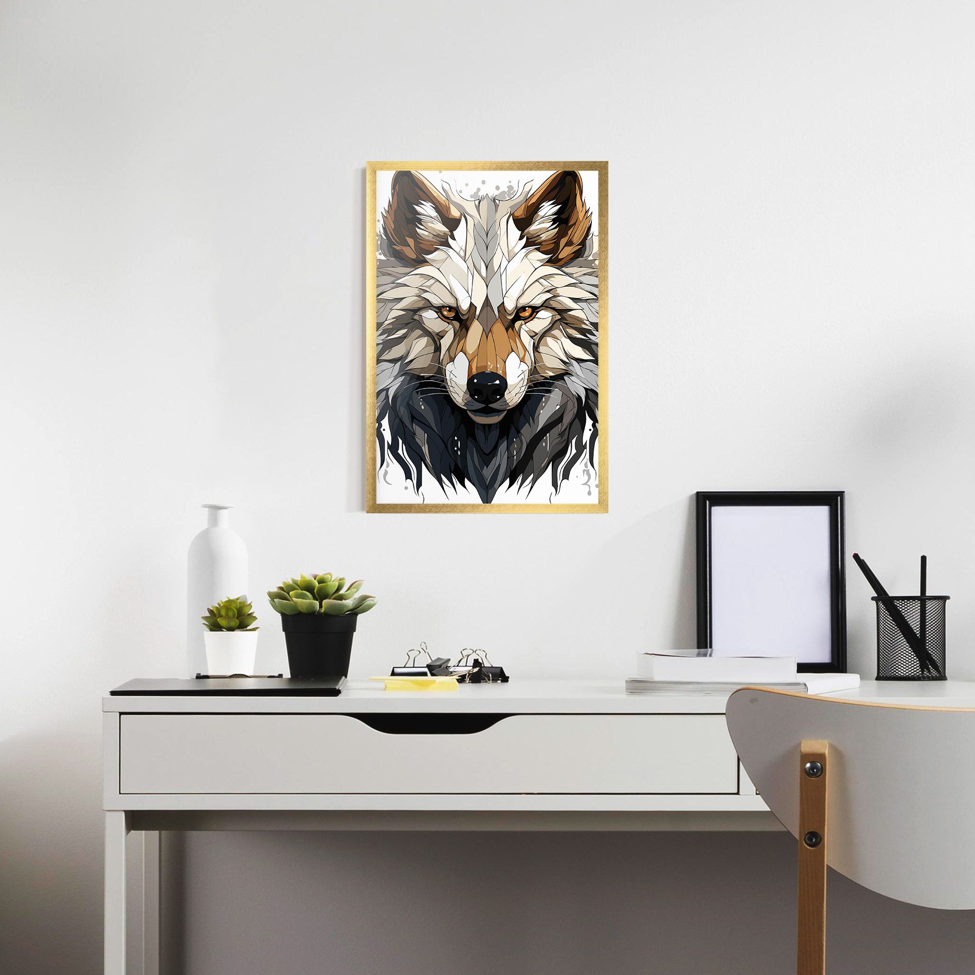 Brown Wolf mockup 7