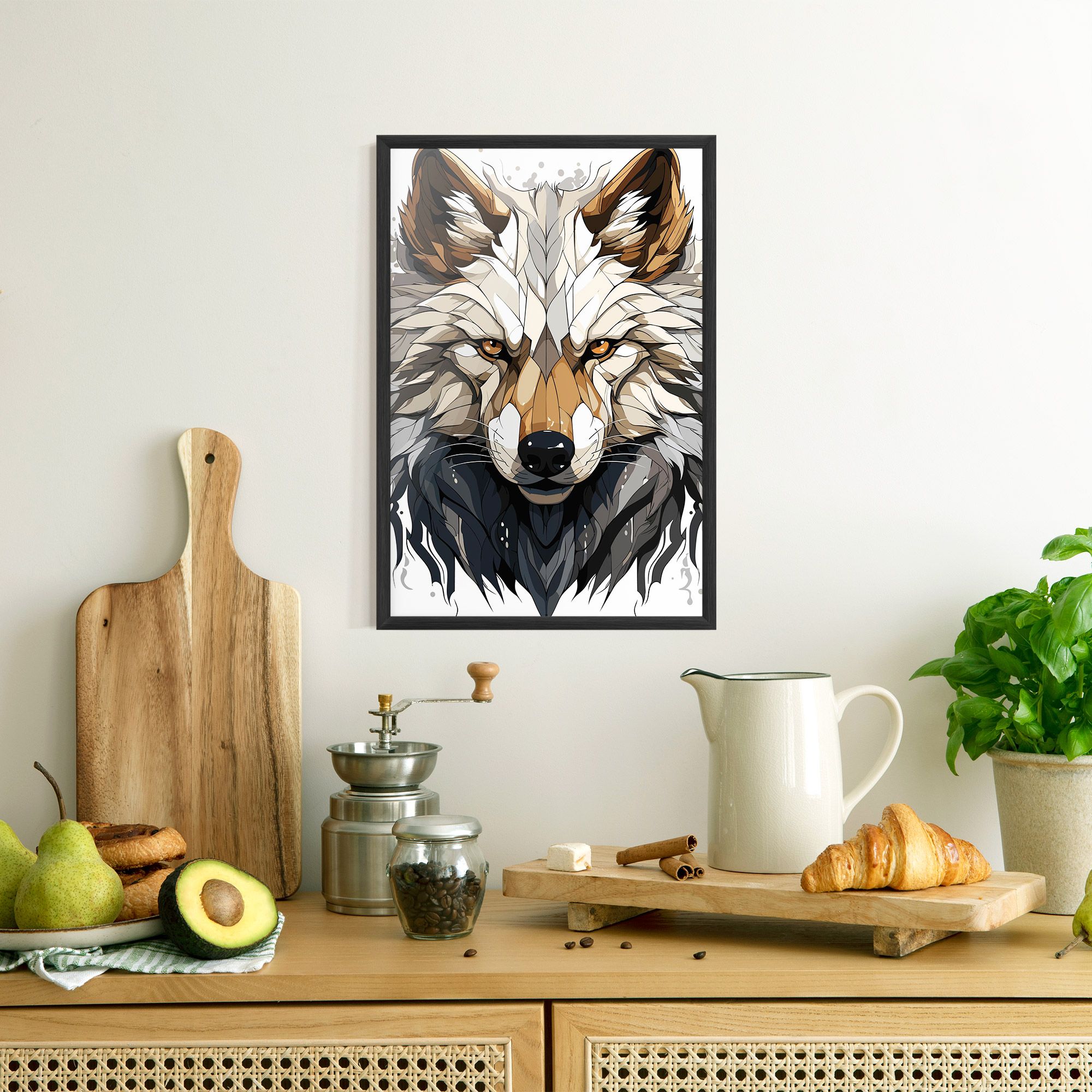Brown Wolf mockup 8