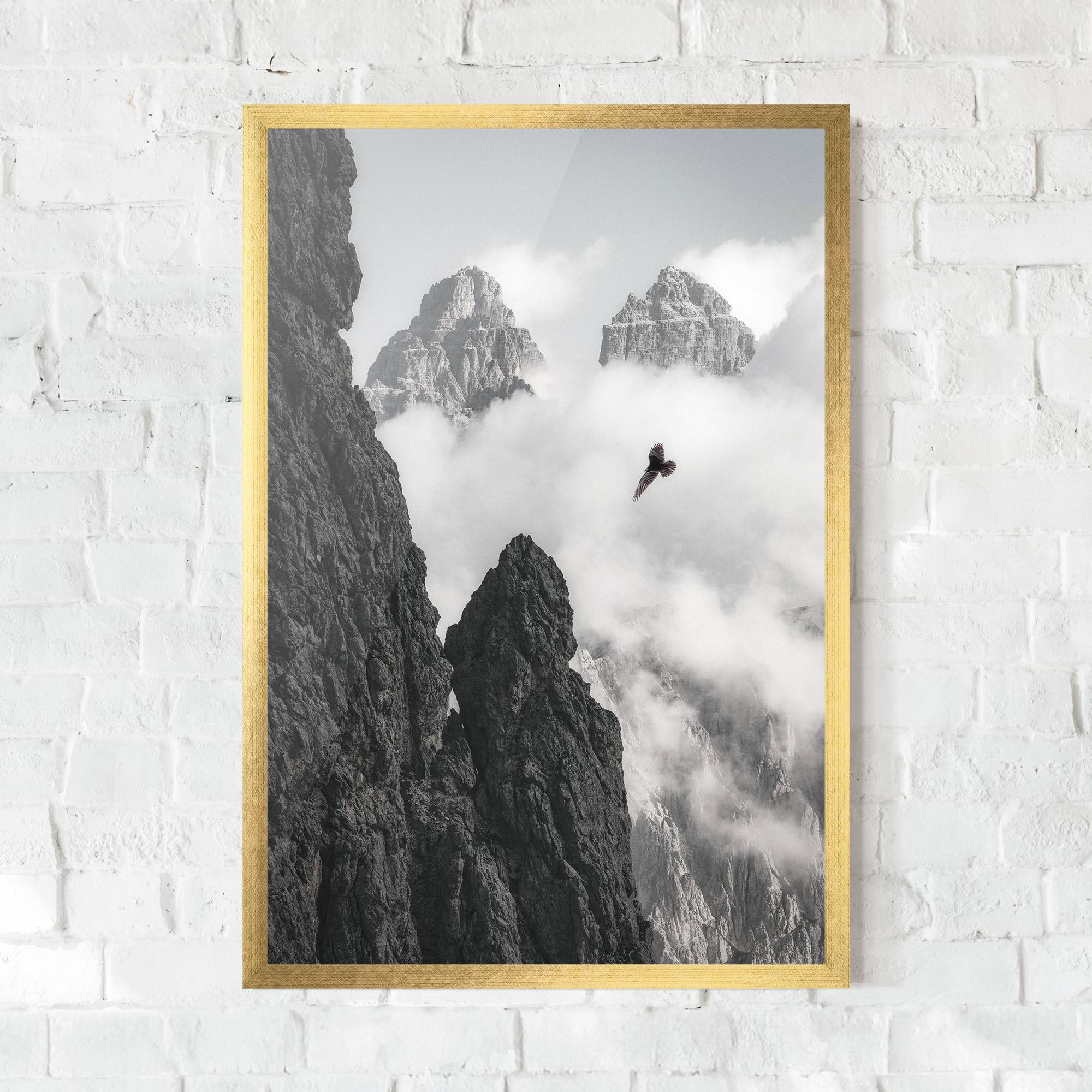 Poster Înrămat Mountain Eagle mockup 0
