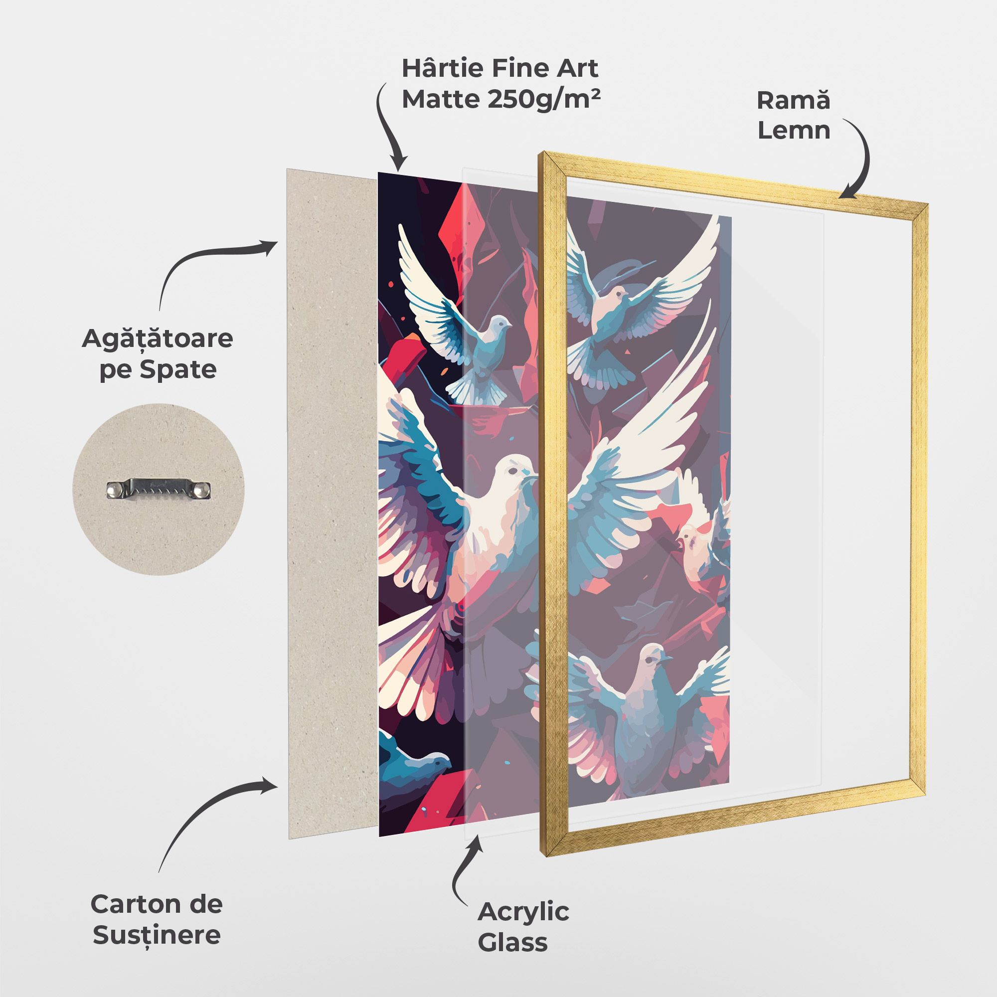 Pretty Dove Family mockup 1