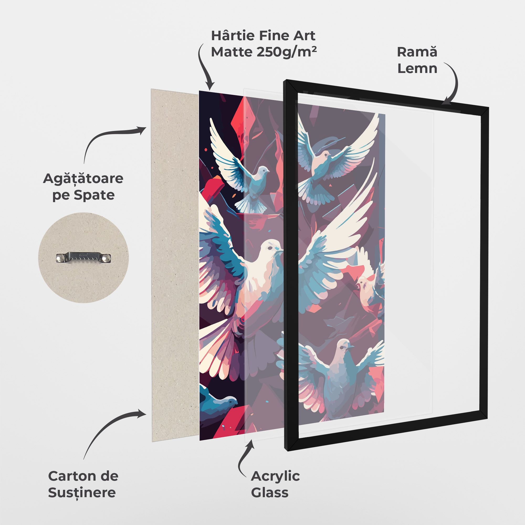 Pretty Dove Family mockup 1