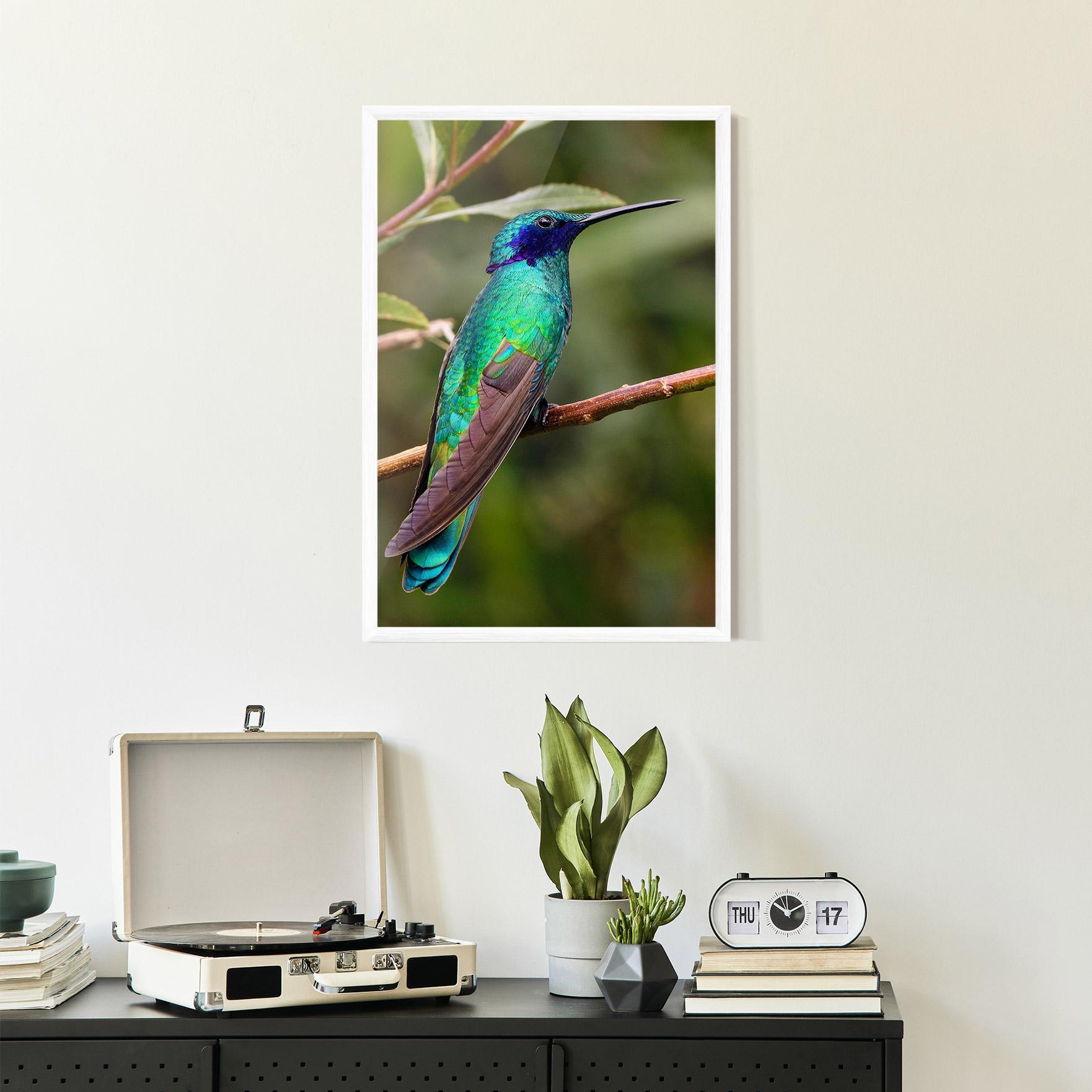 Poster Înrămat Green Bird mockup 2