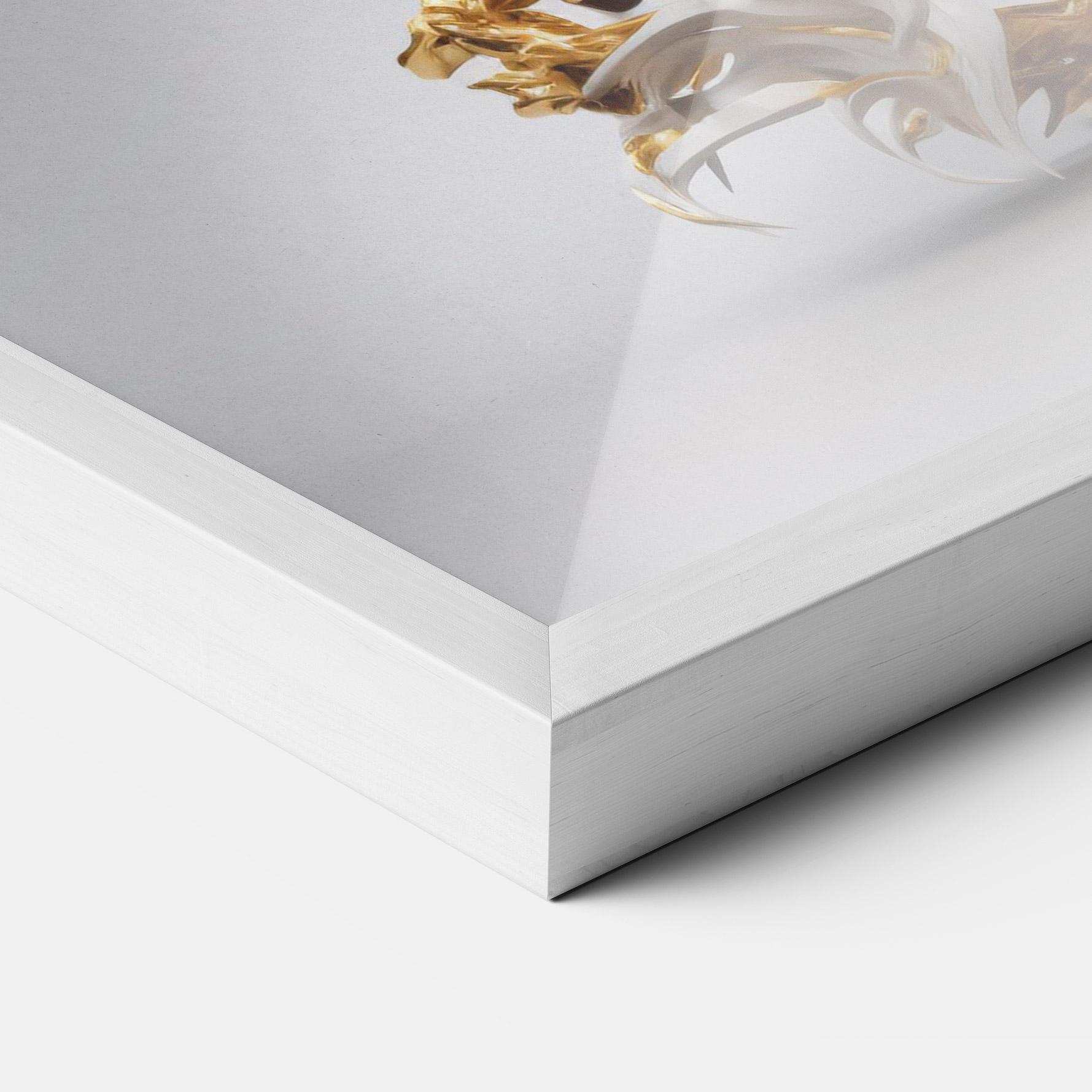 Poster Înrămat Gold 3d Eagle mockup 3