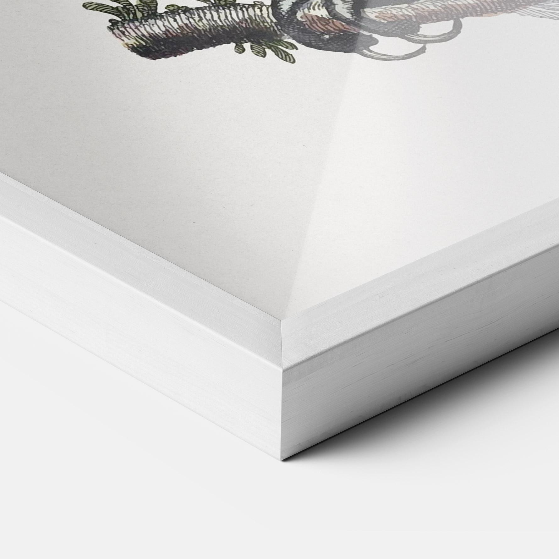 Poster Înrămat Interesting Bird mockup 3